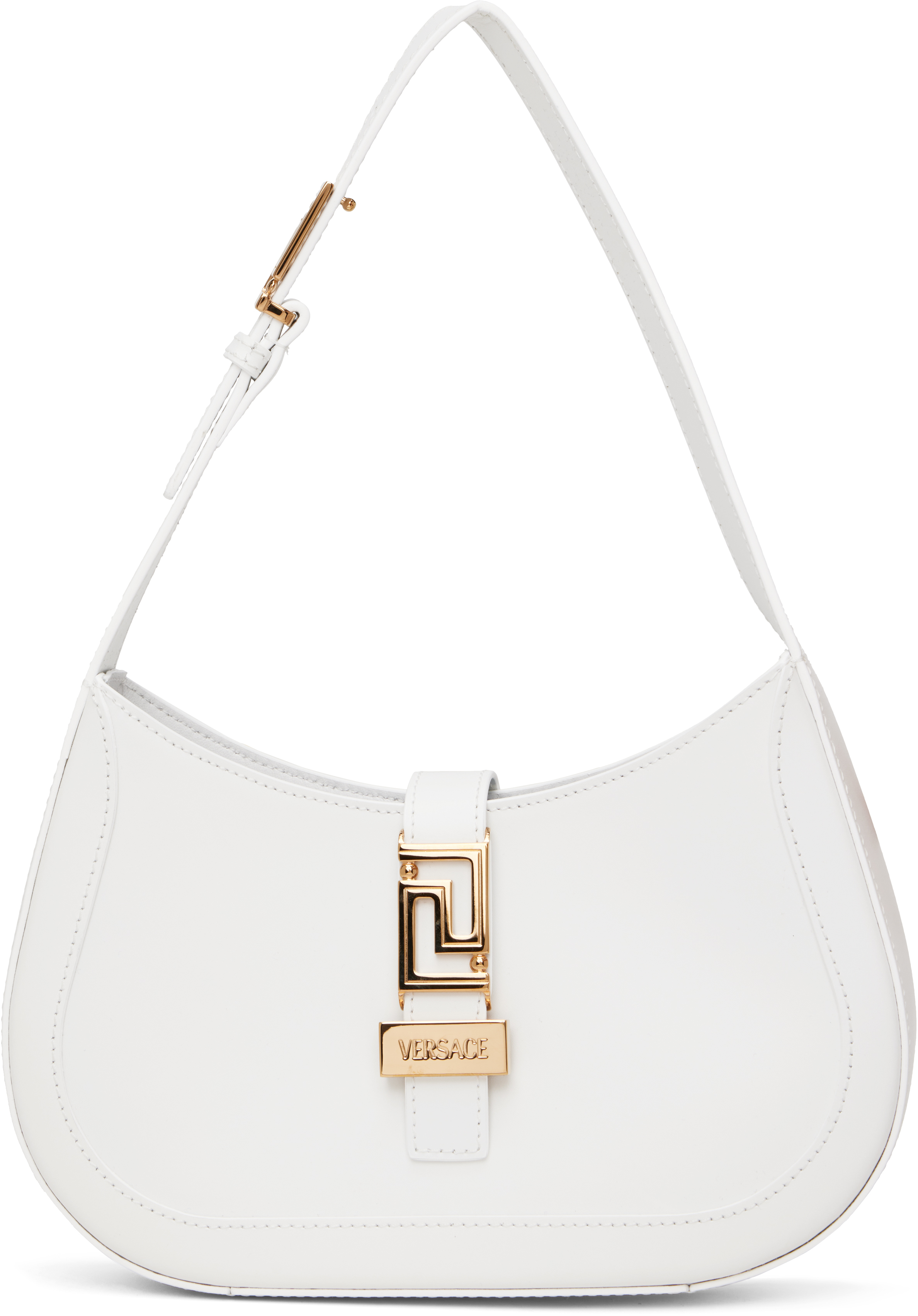 White Greca Goddess Small Bag