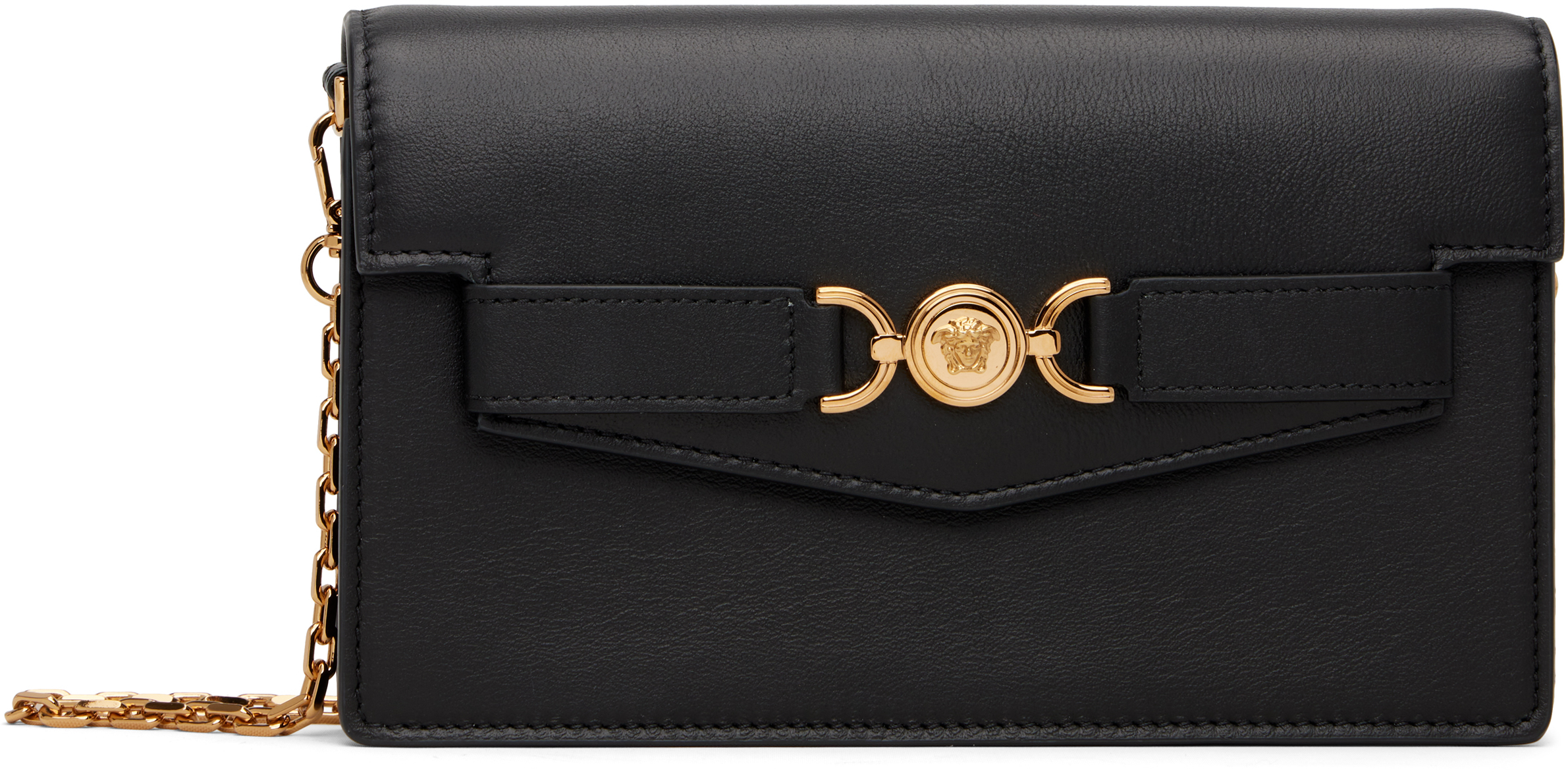Versace Black Medusa '95 Clutch Wallet Bag