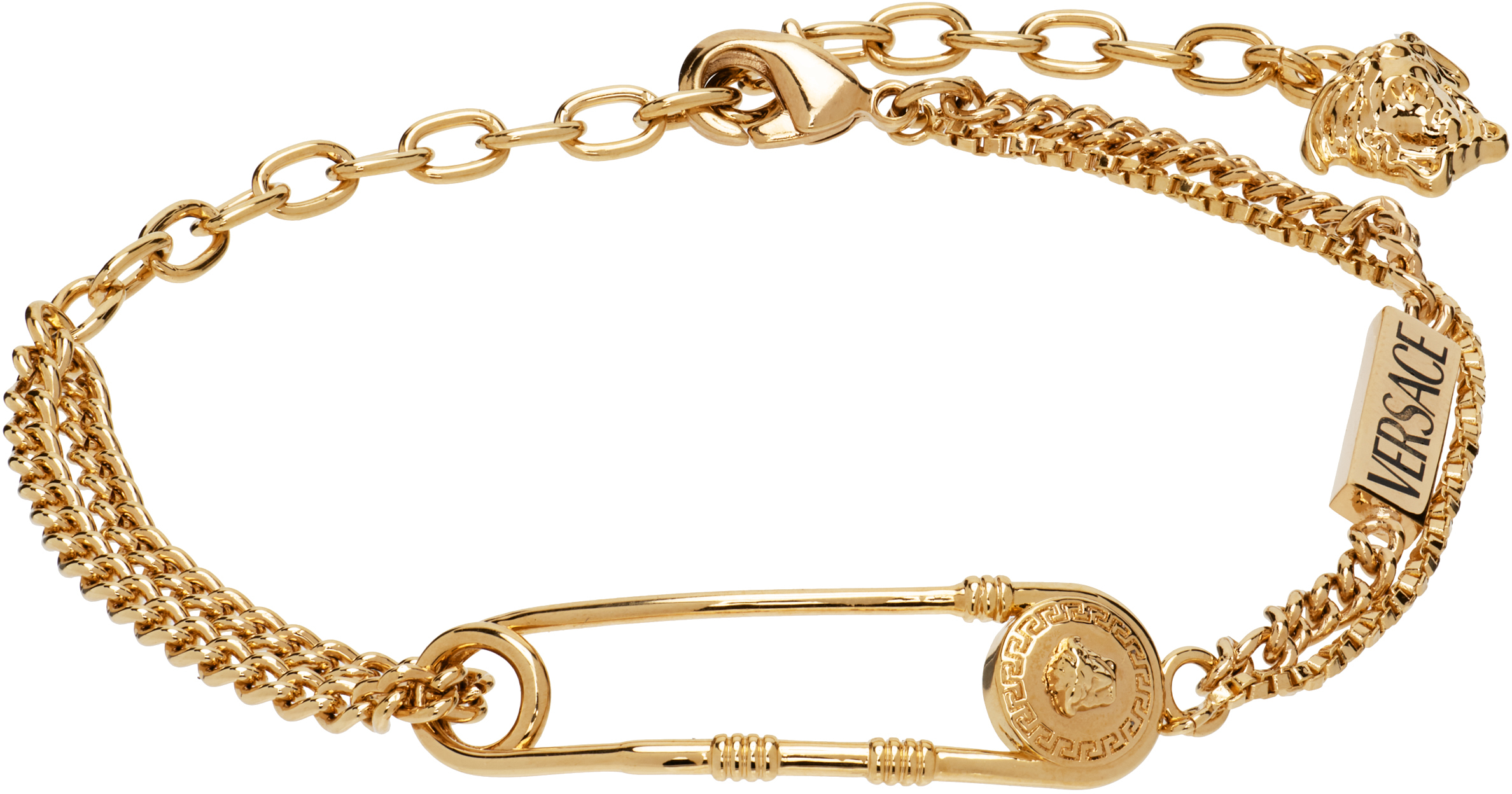 【関税込】VERSACE ヴェルサーチェ セーフティピン ブレスレット Safety Pin Bracelet | VERSACE US