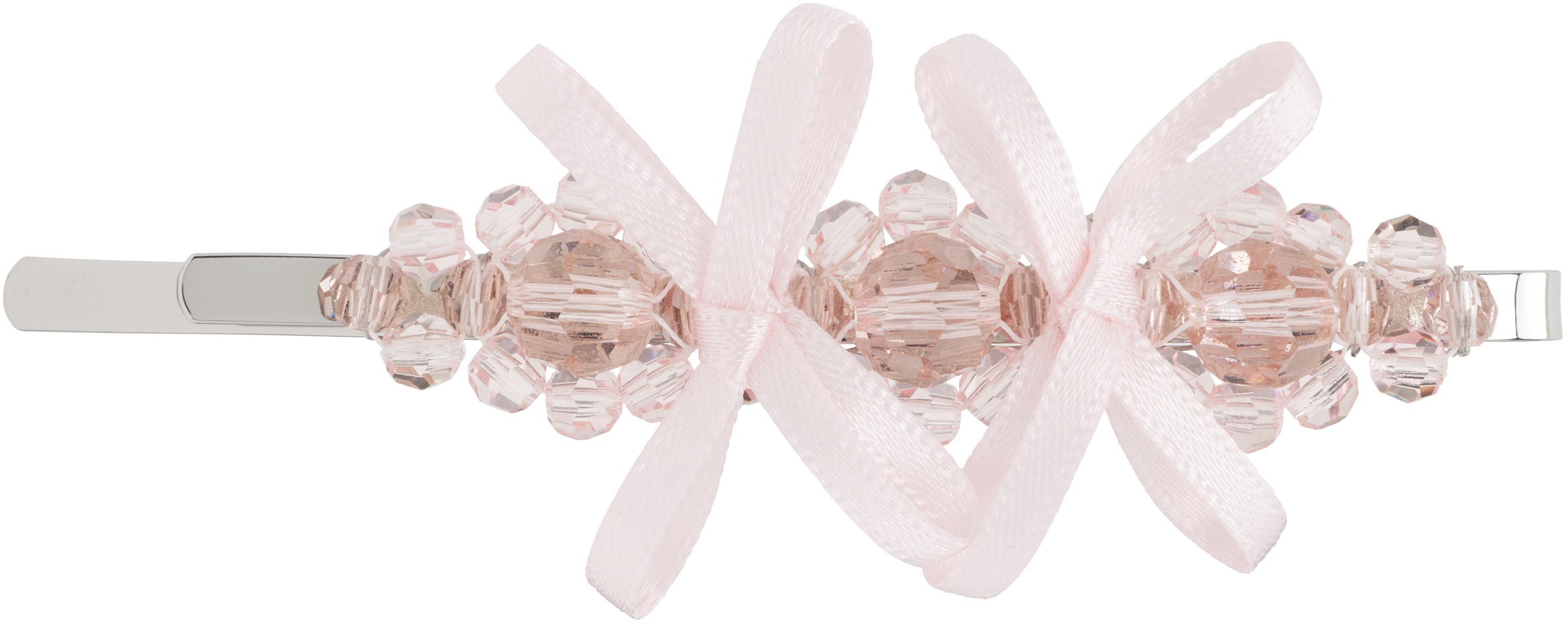 Simone Rochaのピンク Petite Bow Detail Flower ヘアピンがセール中
