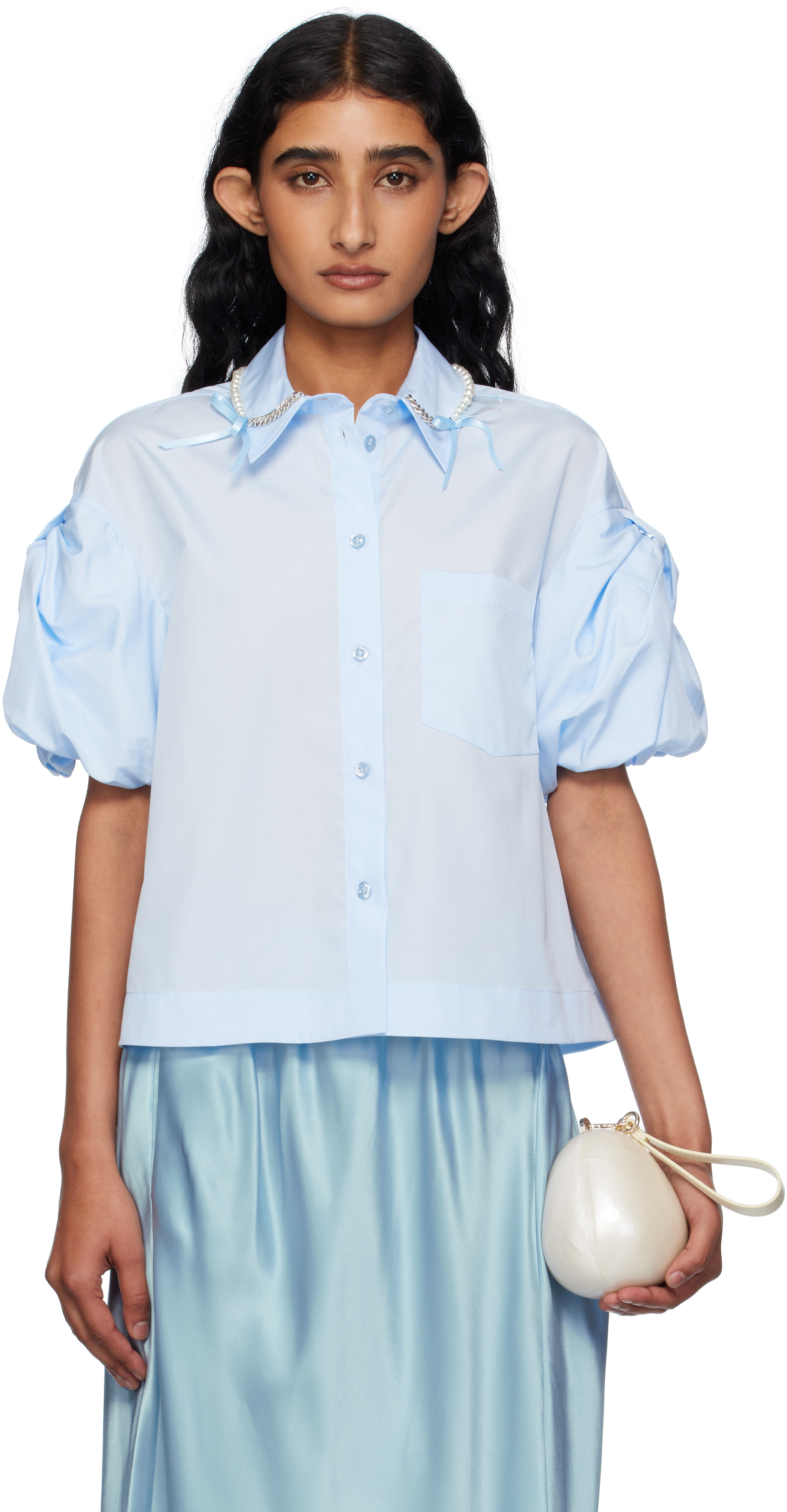 シモーン ロシャ - Simone Rocha | Cap Slv T-Shirt w/Shoulder