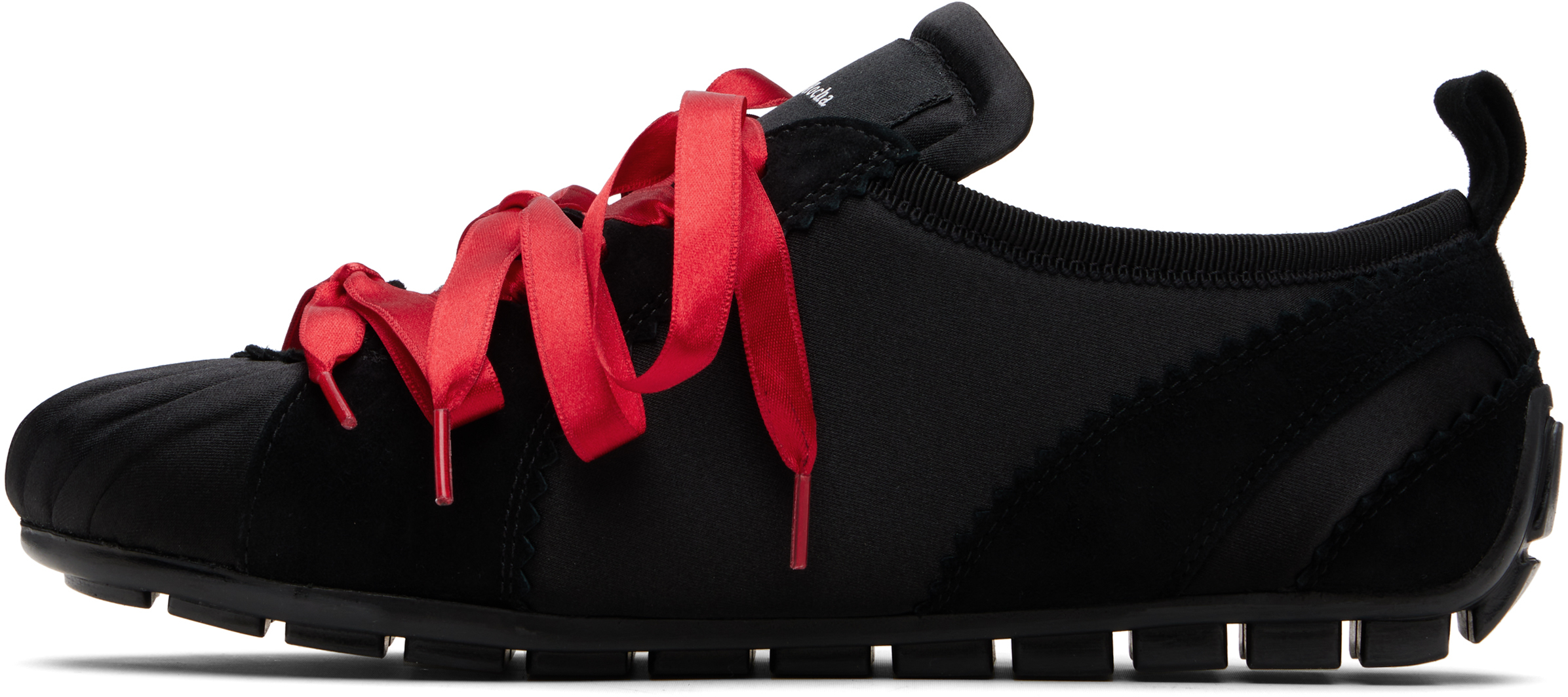 Simone Rocha Black Ballerina Grip Sneakers In Multi