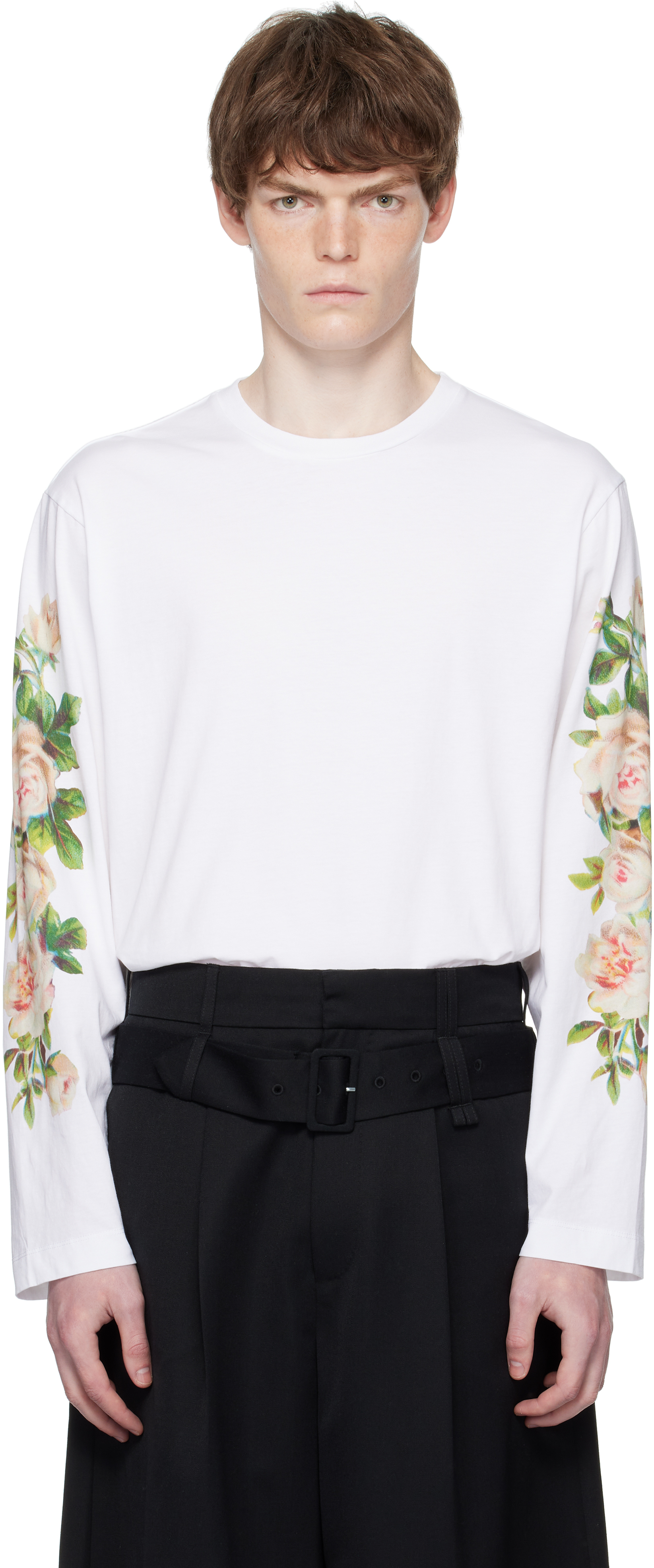 Black Rose Bouquet Long Sleeve T-shirt