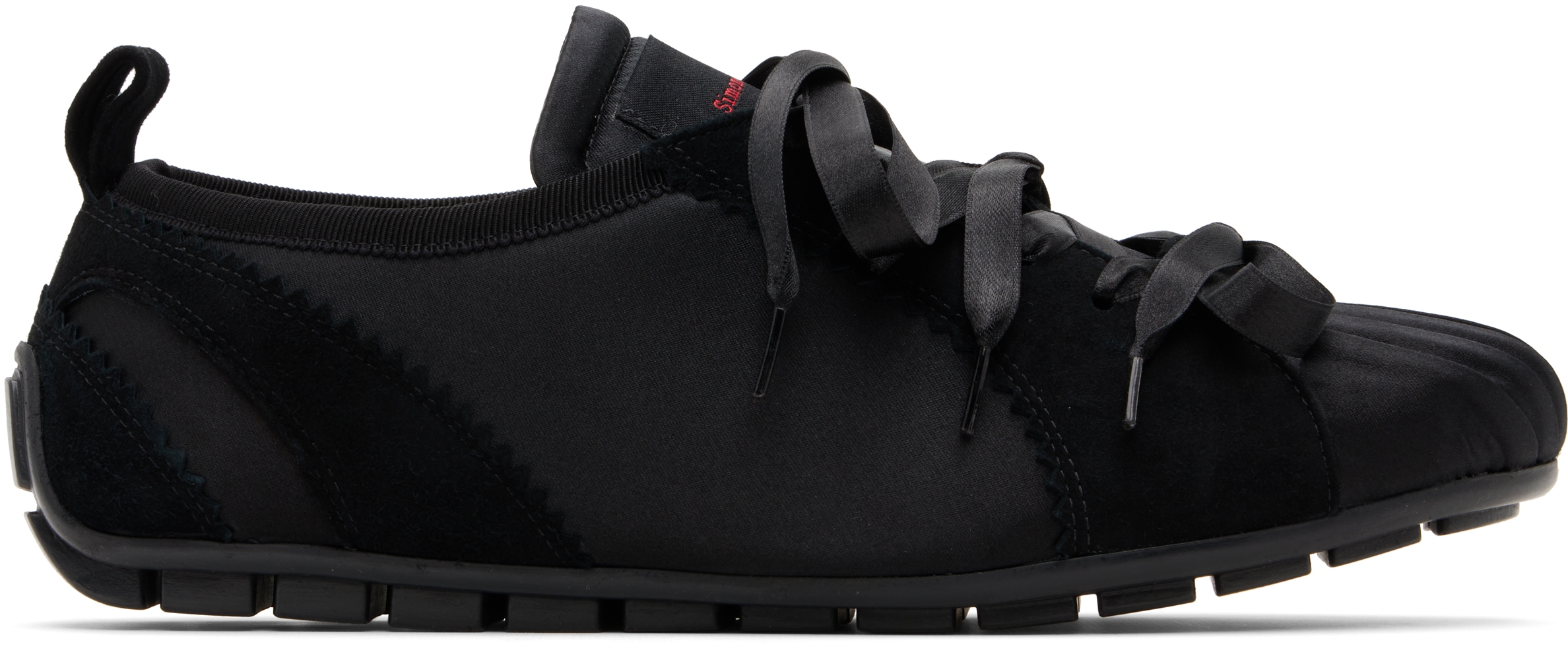 Black Ballerina Grip Sneakers