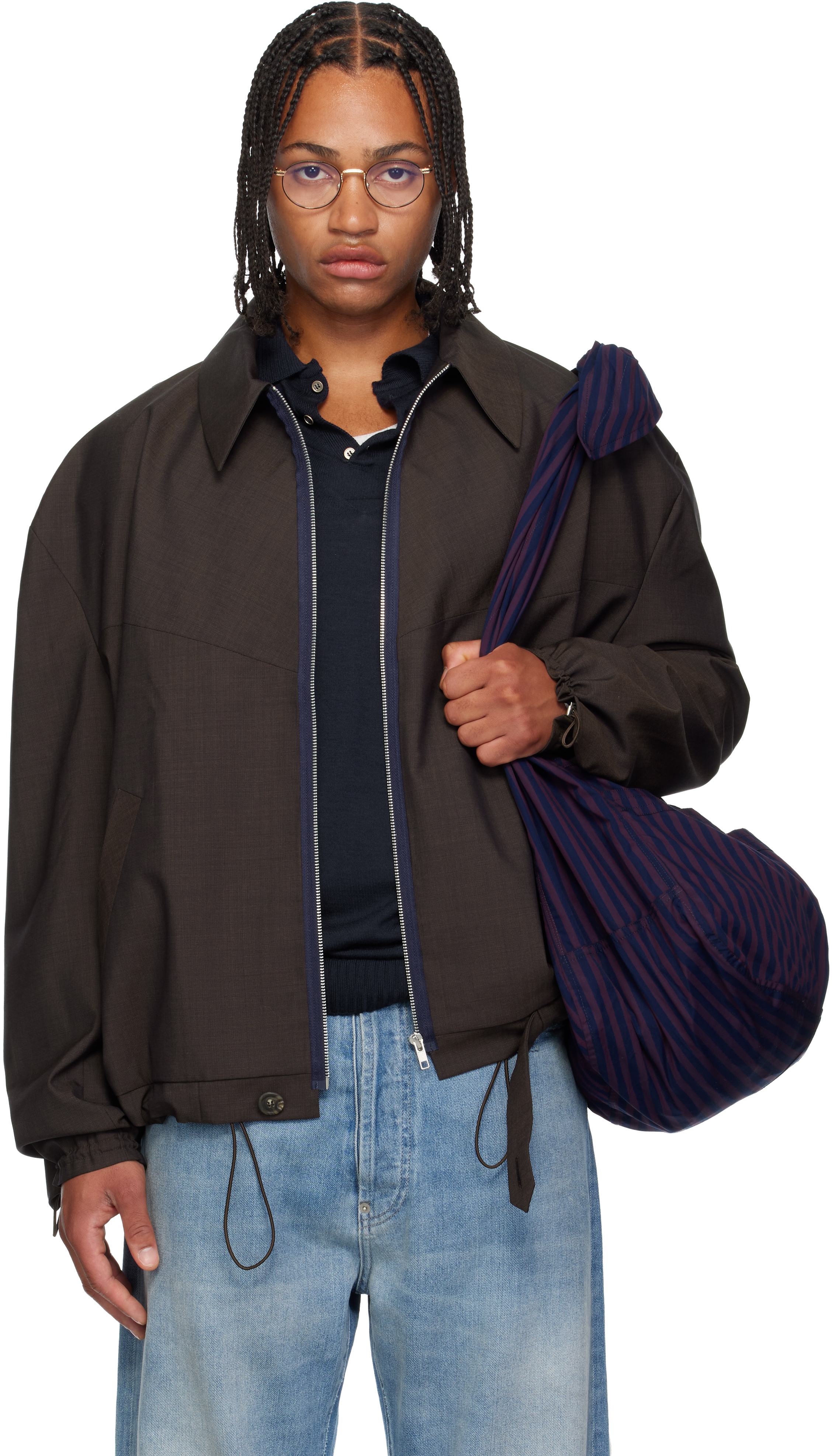 Sonia Carrasco Brown Tracksuit Jacket In Brown