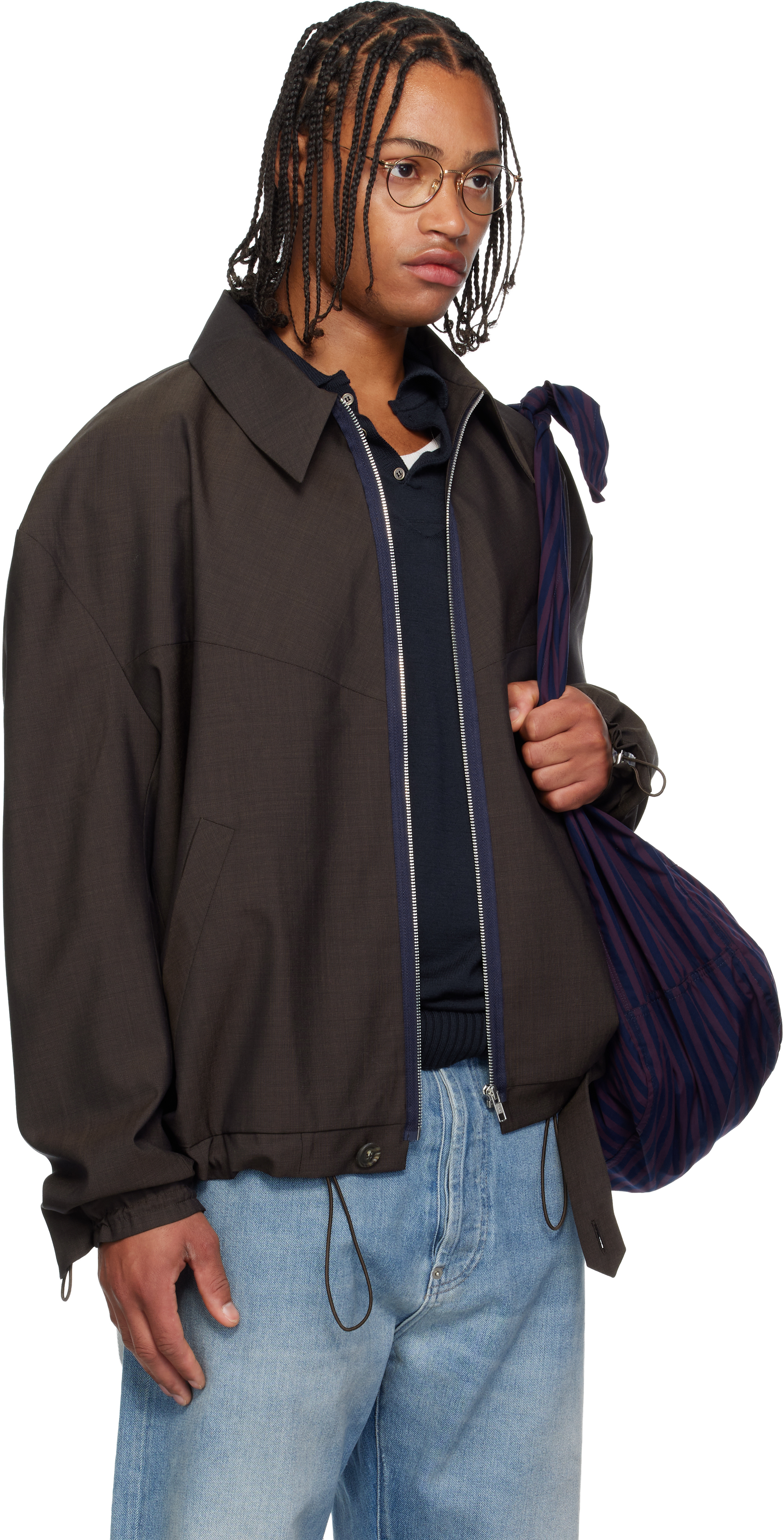 Sonia Carrasco Brown Tracksuit Jacket In Brown