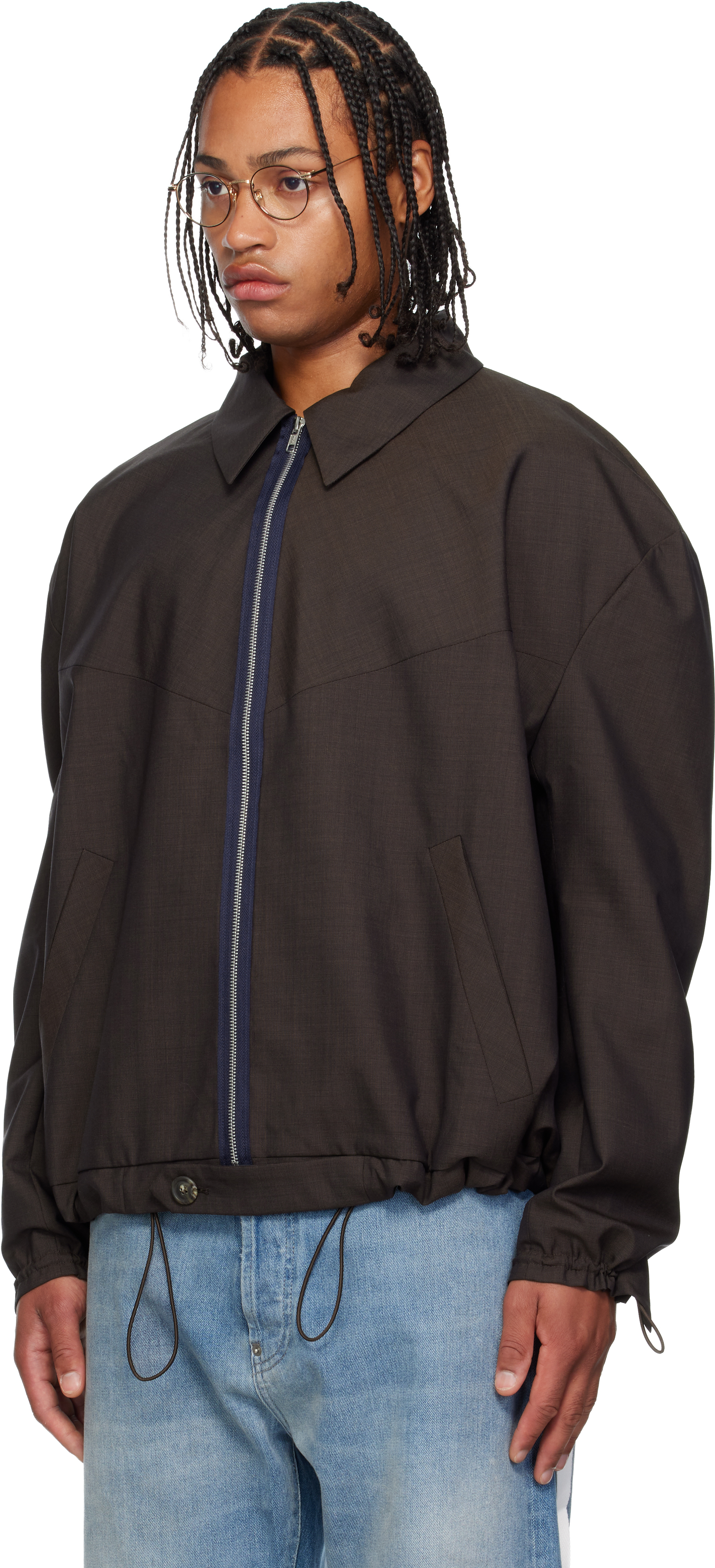 Sonia Carrasco Brown Tracksuit Jacket In Brown