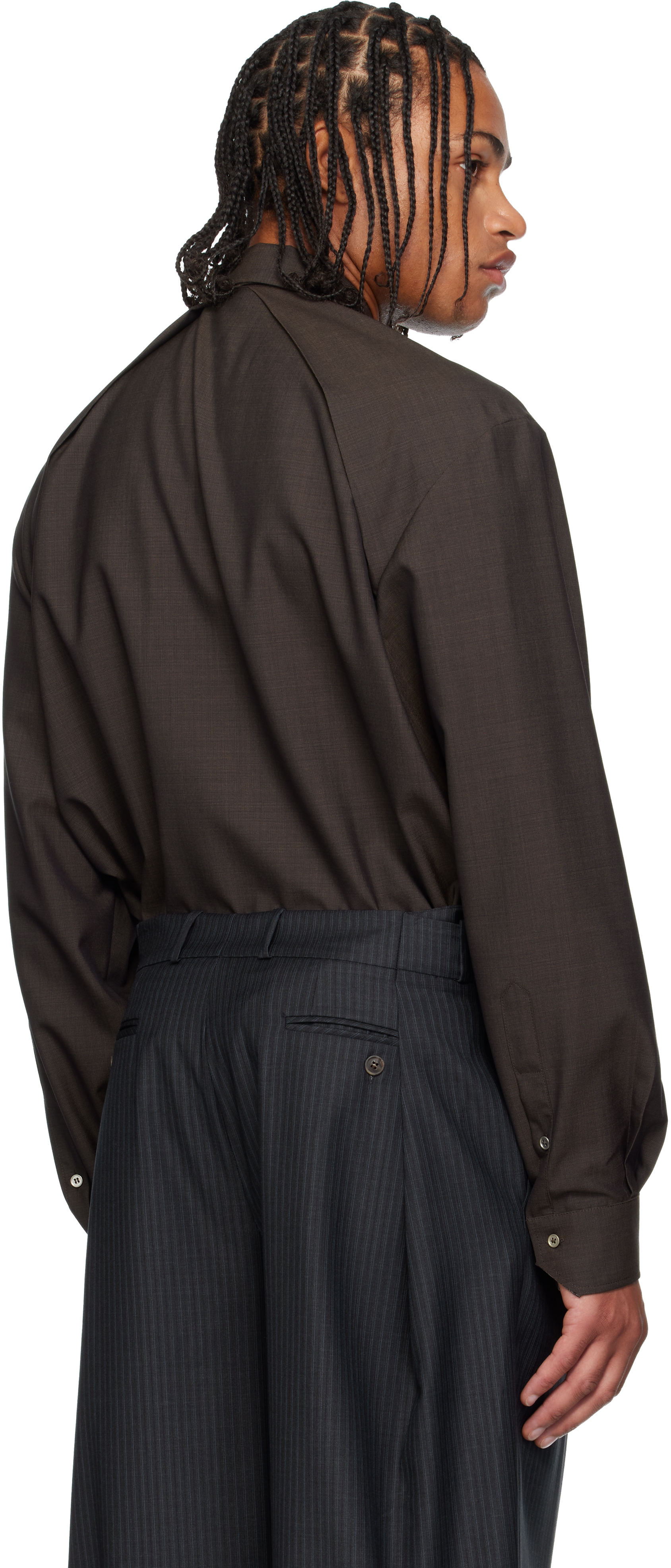 Sonia Carrasco Brown Fundamental Shirt In Brown