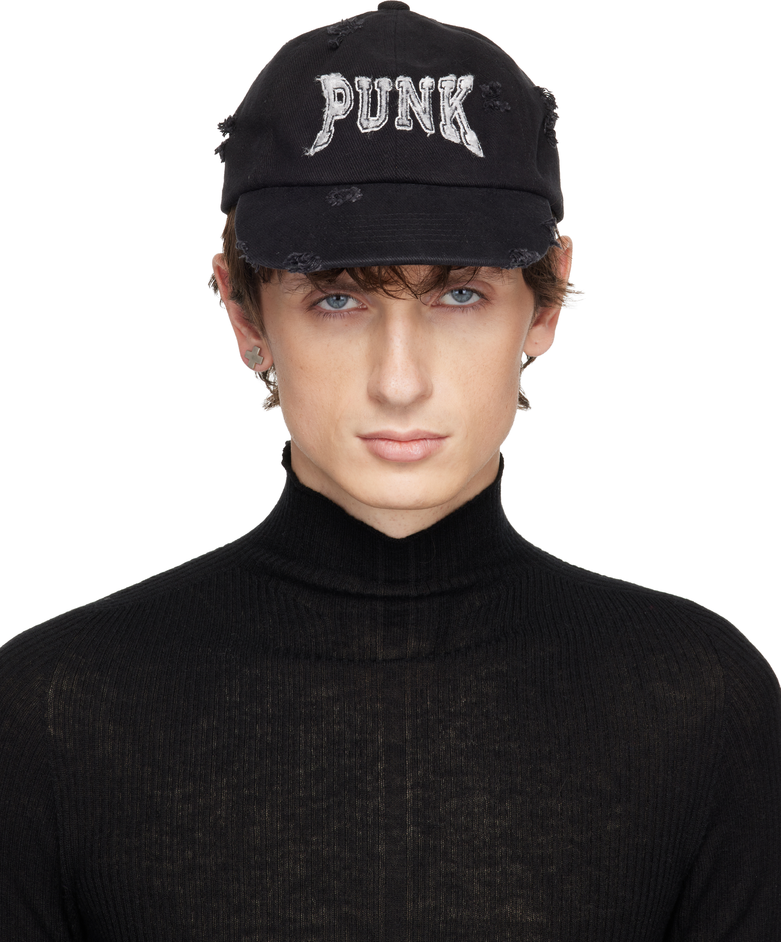 Matieres Feacales Black 'punk' Cap