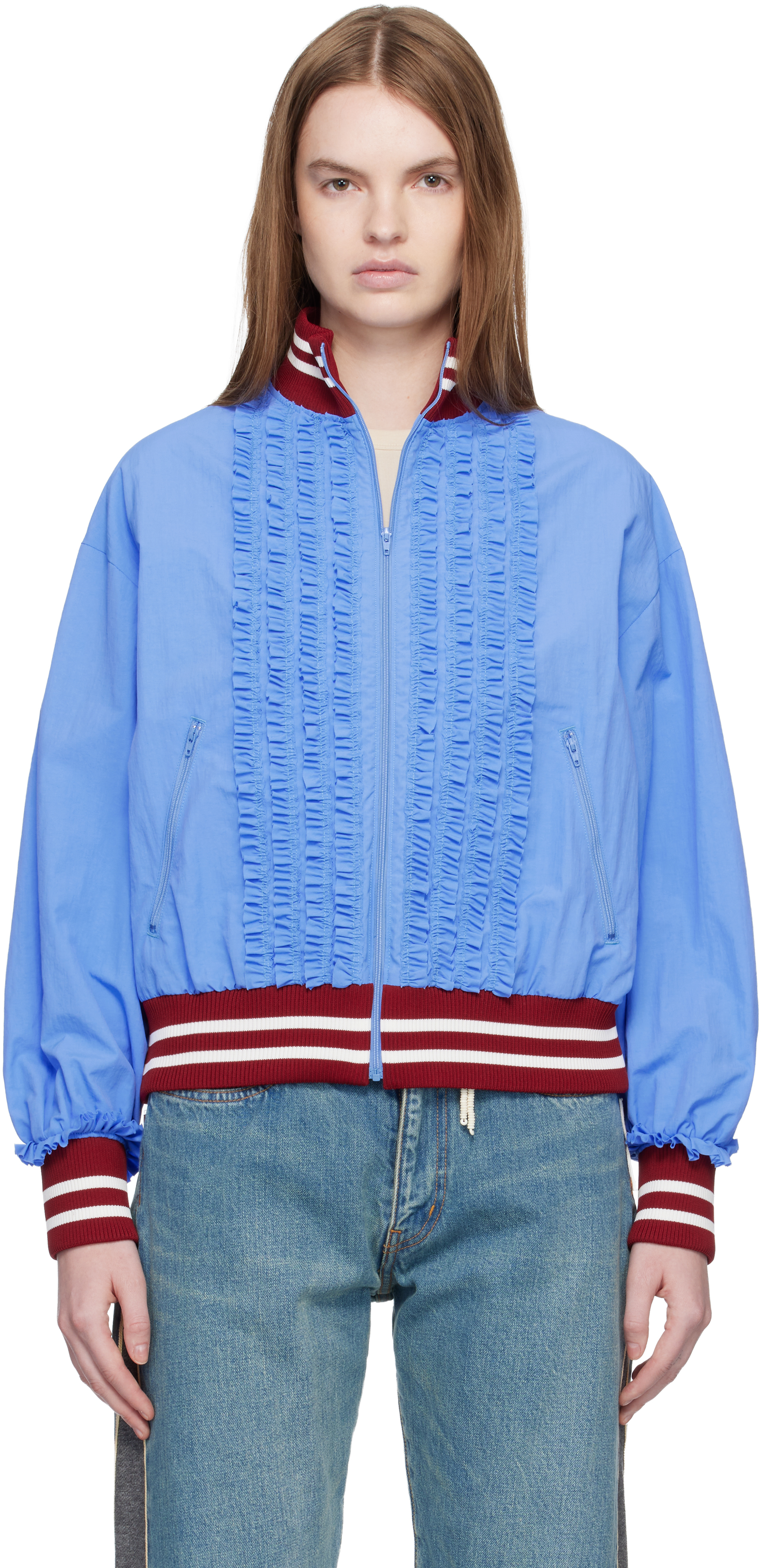 UNDERCOVER Blue UP2E1206 Bomber Jacket
