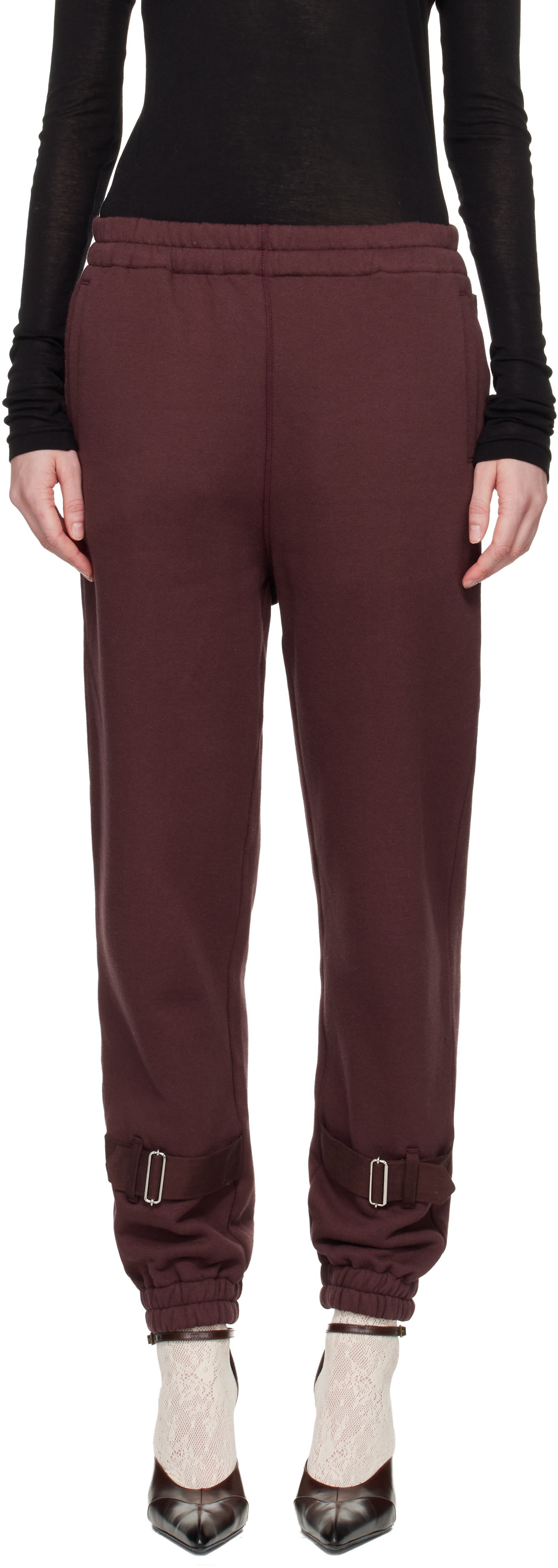 Undercover Burgundy Up2e1505 Lounge Pants In Burgundy
