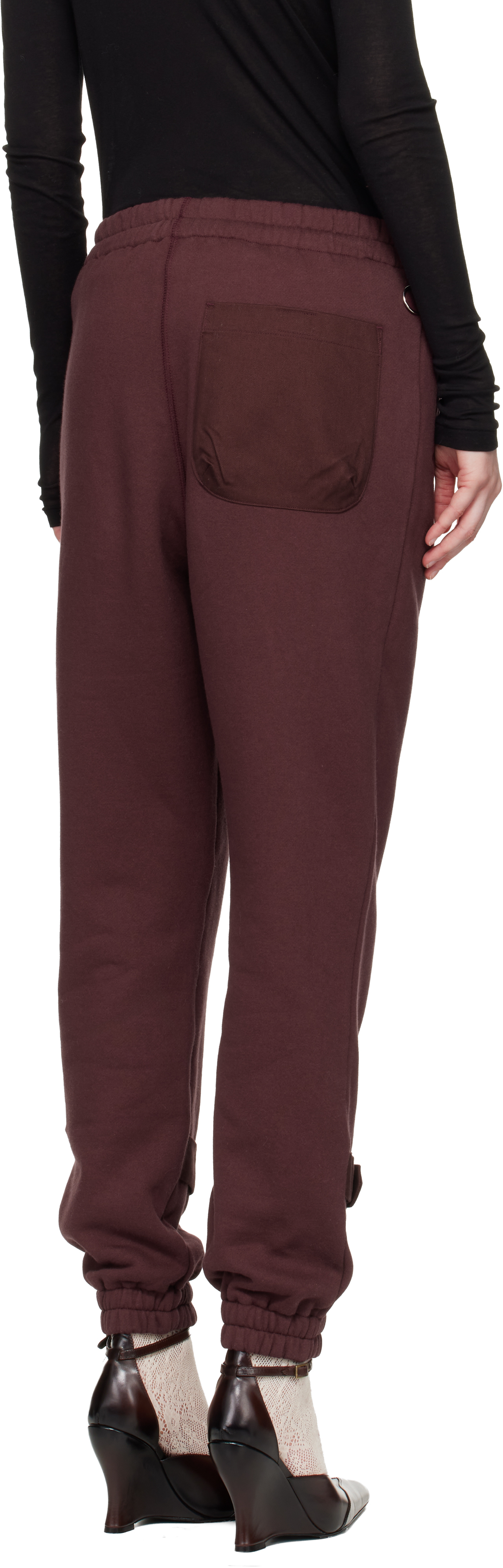 Undercover Burgundy Up2e1505 Lounge Pants In Burgundy