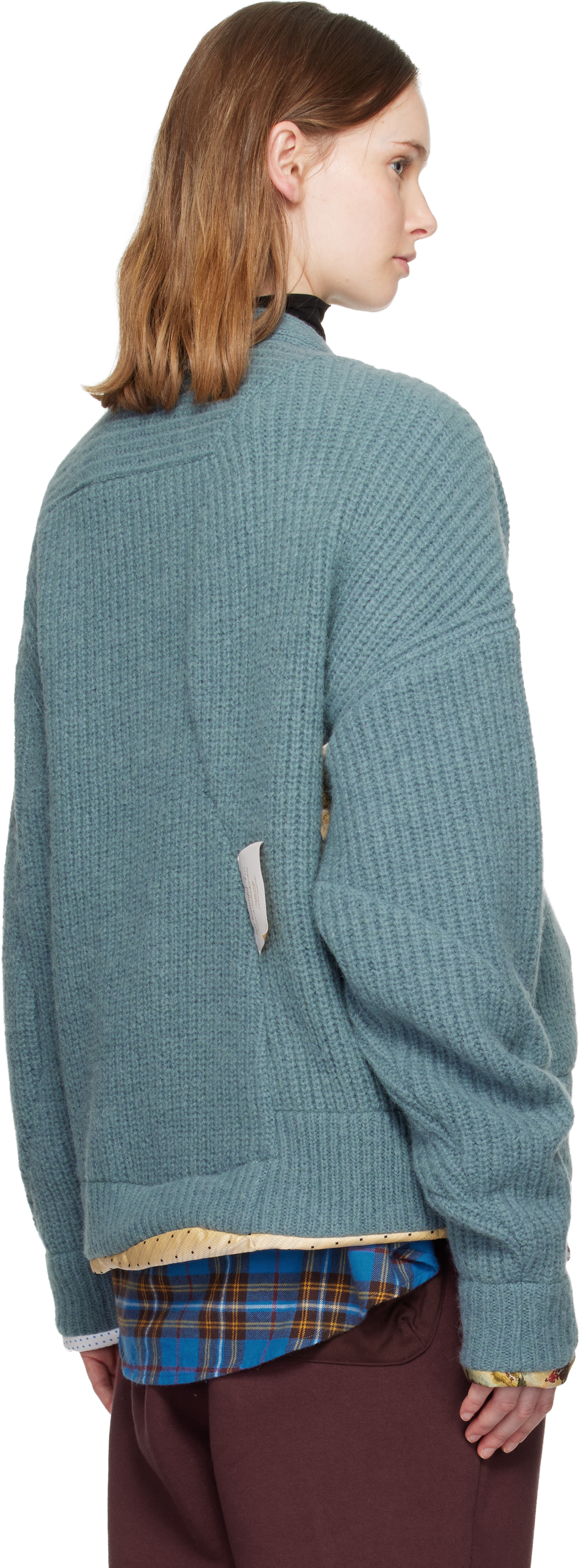 Undercover Blue Uc2e1902 Cardigan In Gray