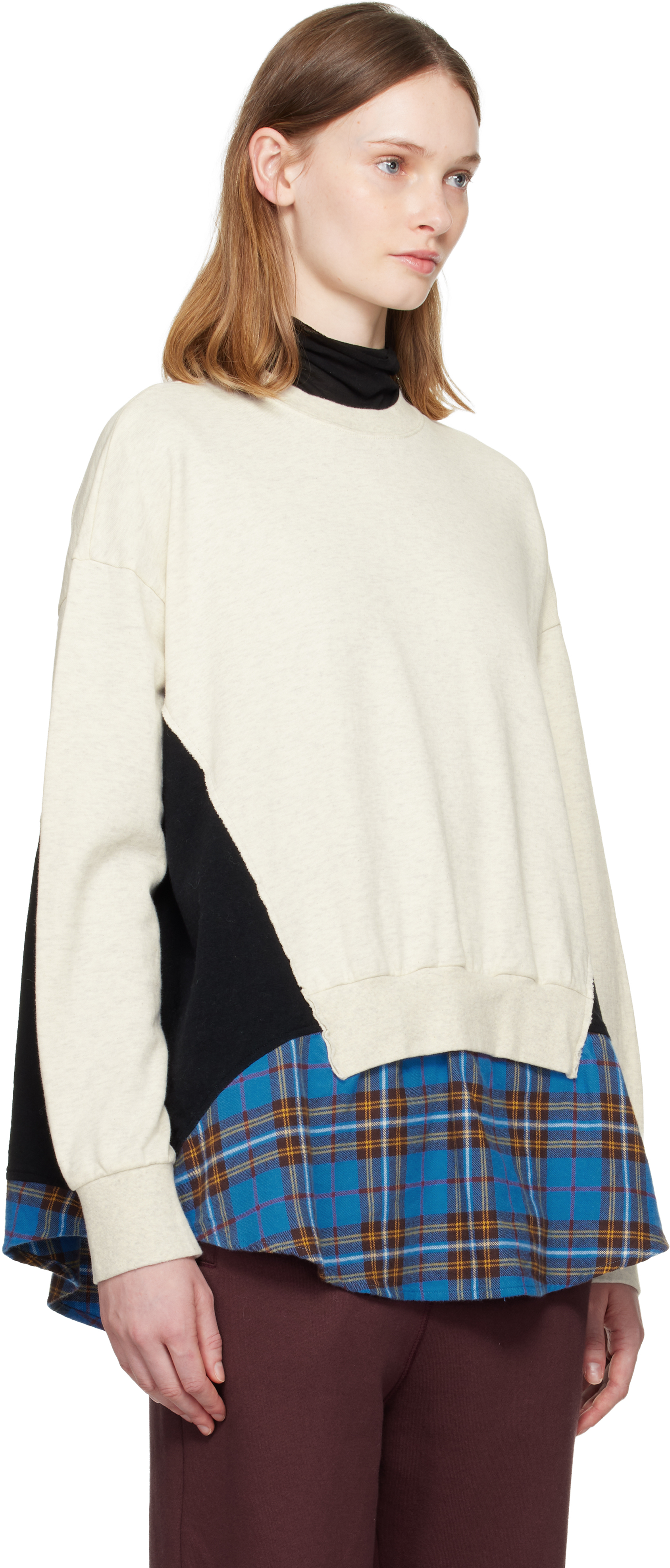 Undercover Multicolor Up2e1803-1 Sweatshirt In Brown