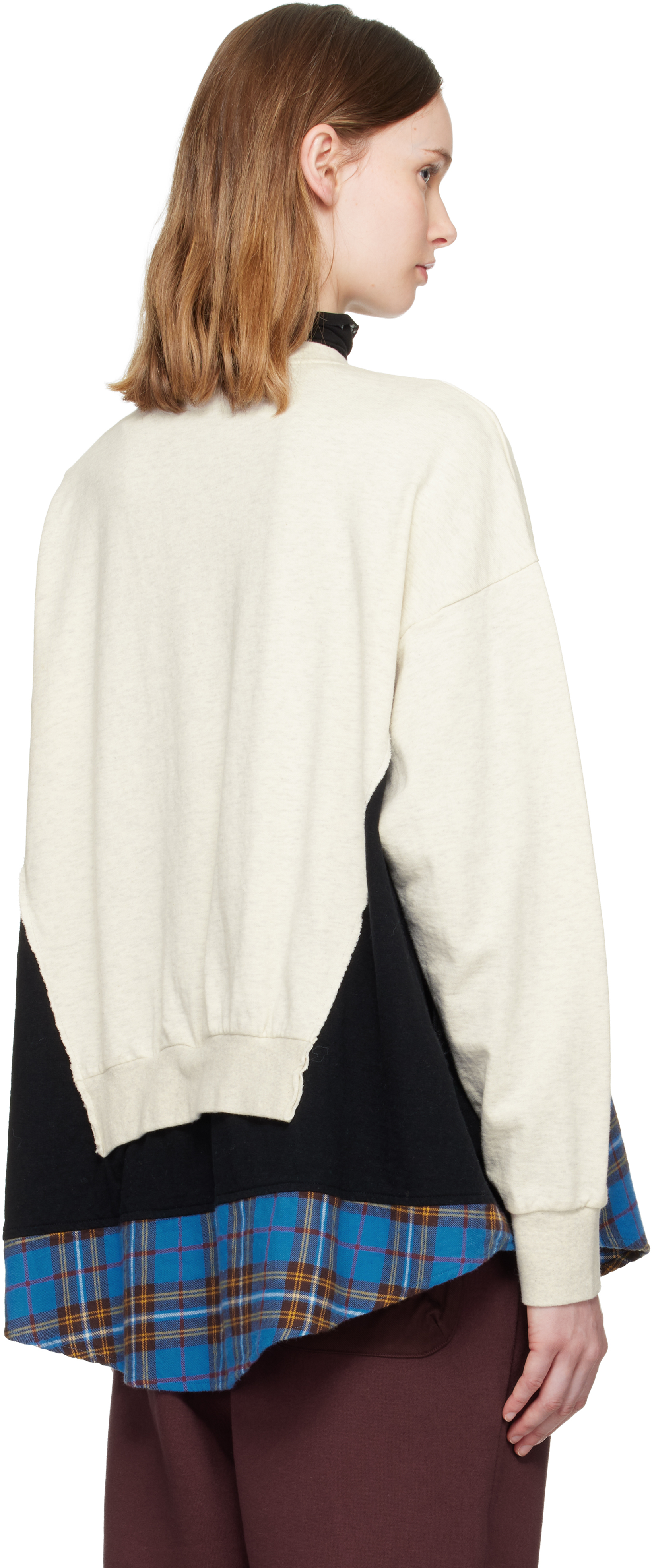 Undercover Multicolor Up2e1803-1 Sweatshirt In Brown