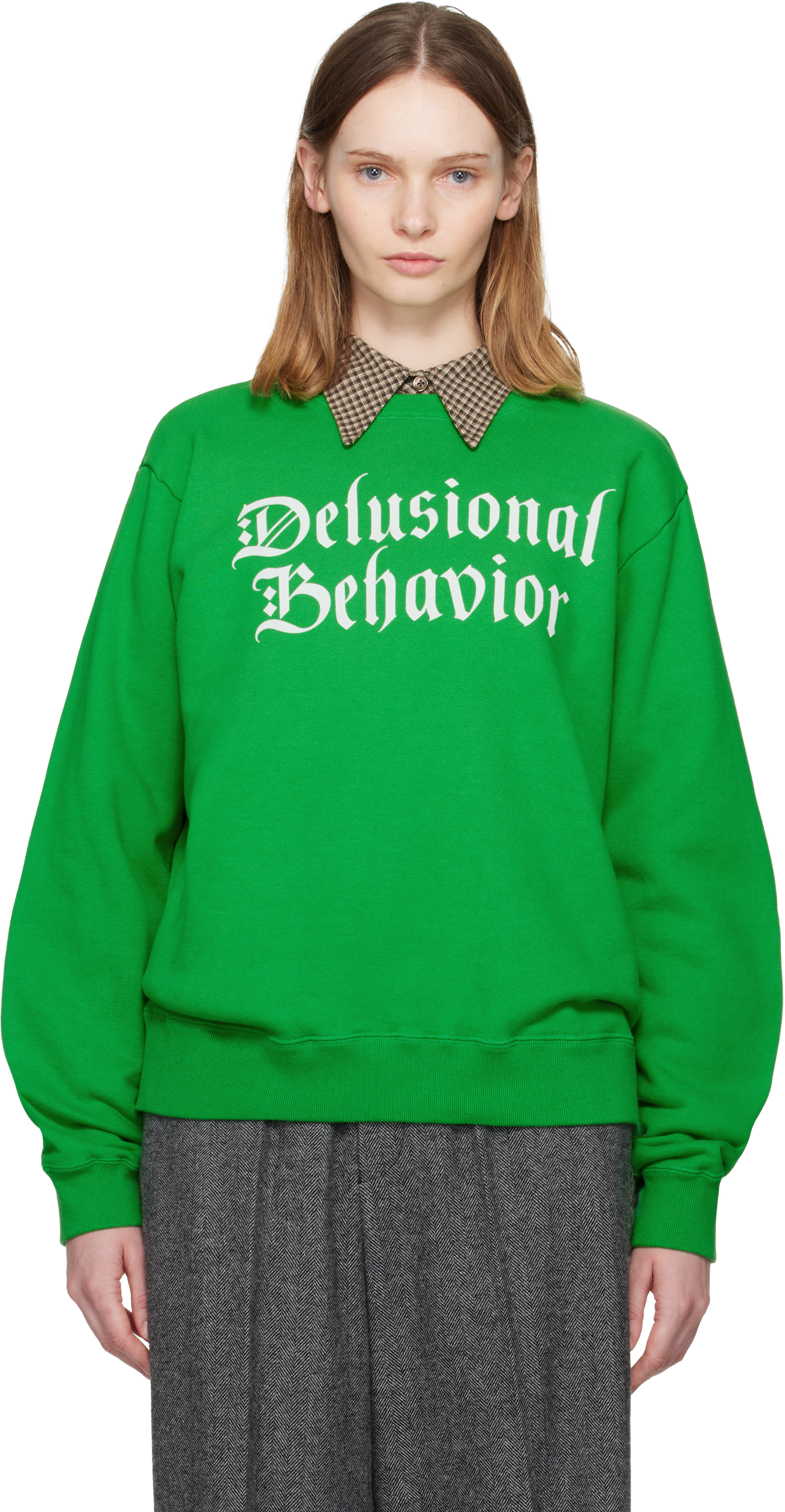 Undercover Green Uc2e4892-1 Sweatshirt In Green