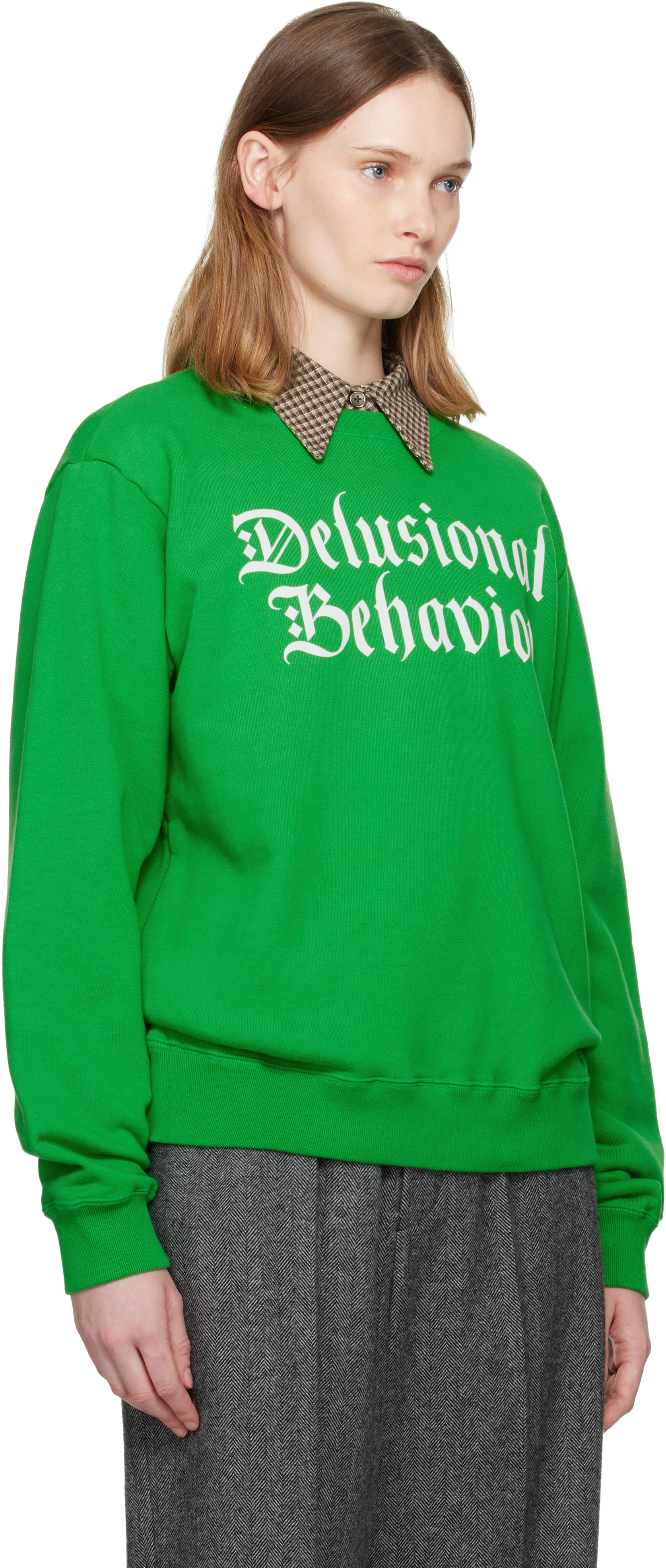 Undercover Green Uc2e4892-1 Sweatshirt In Green