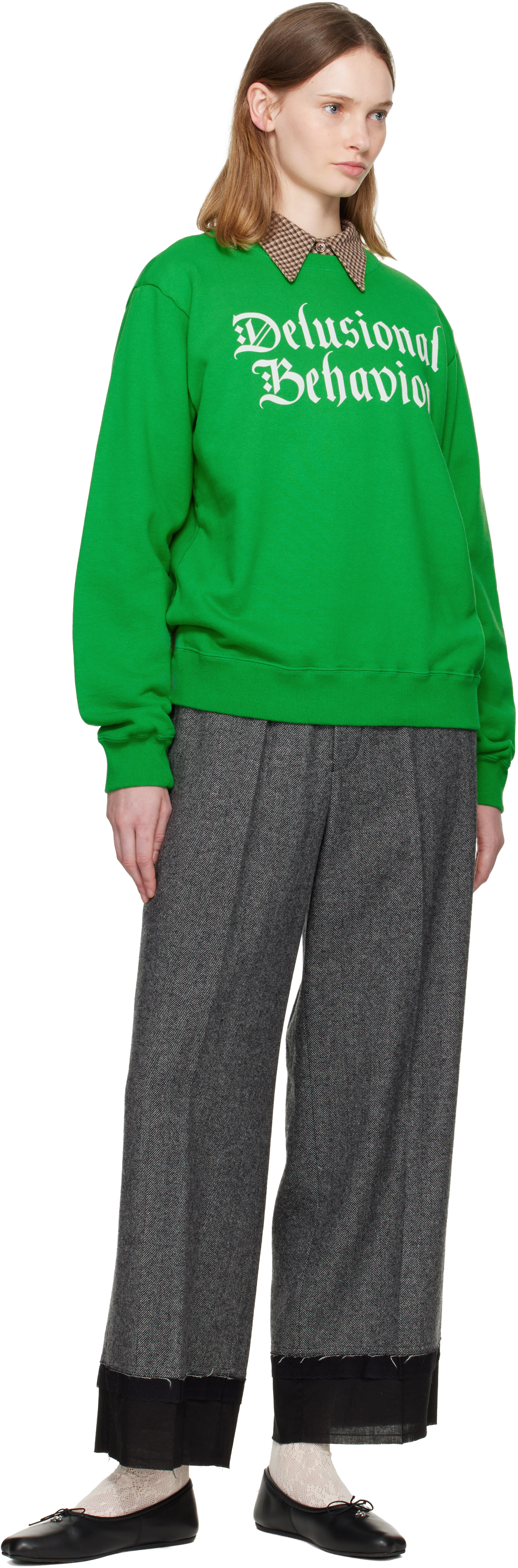 Undercover Green Uc2e4892-1 Sweatshirt In Green