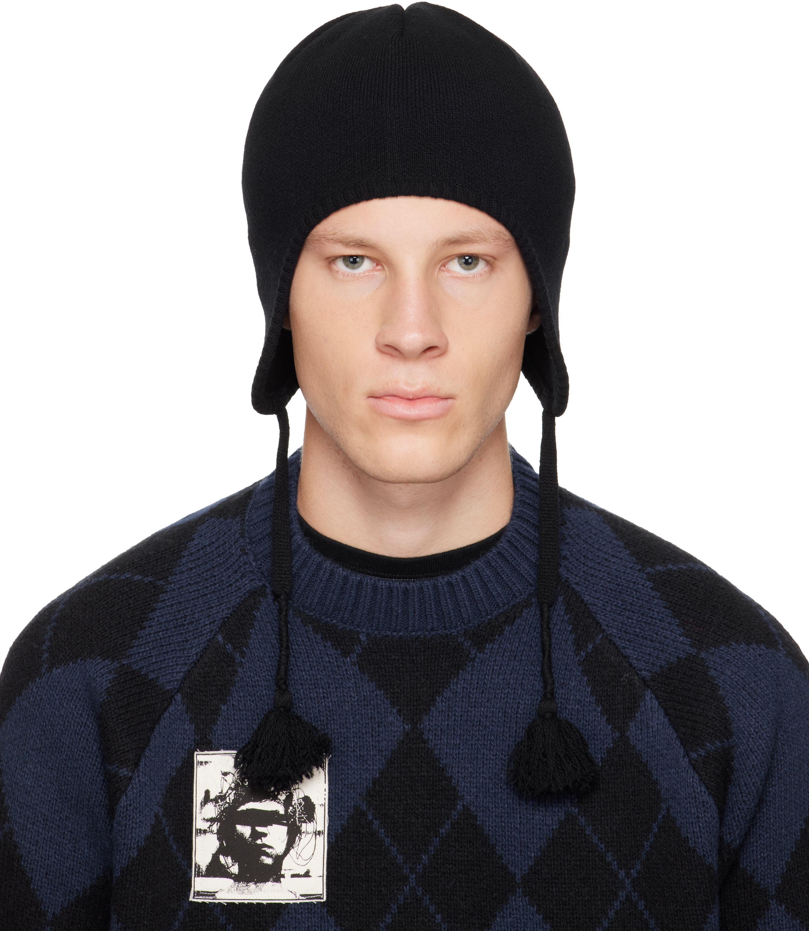 Black Wool Beanie