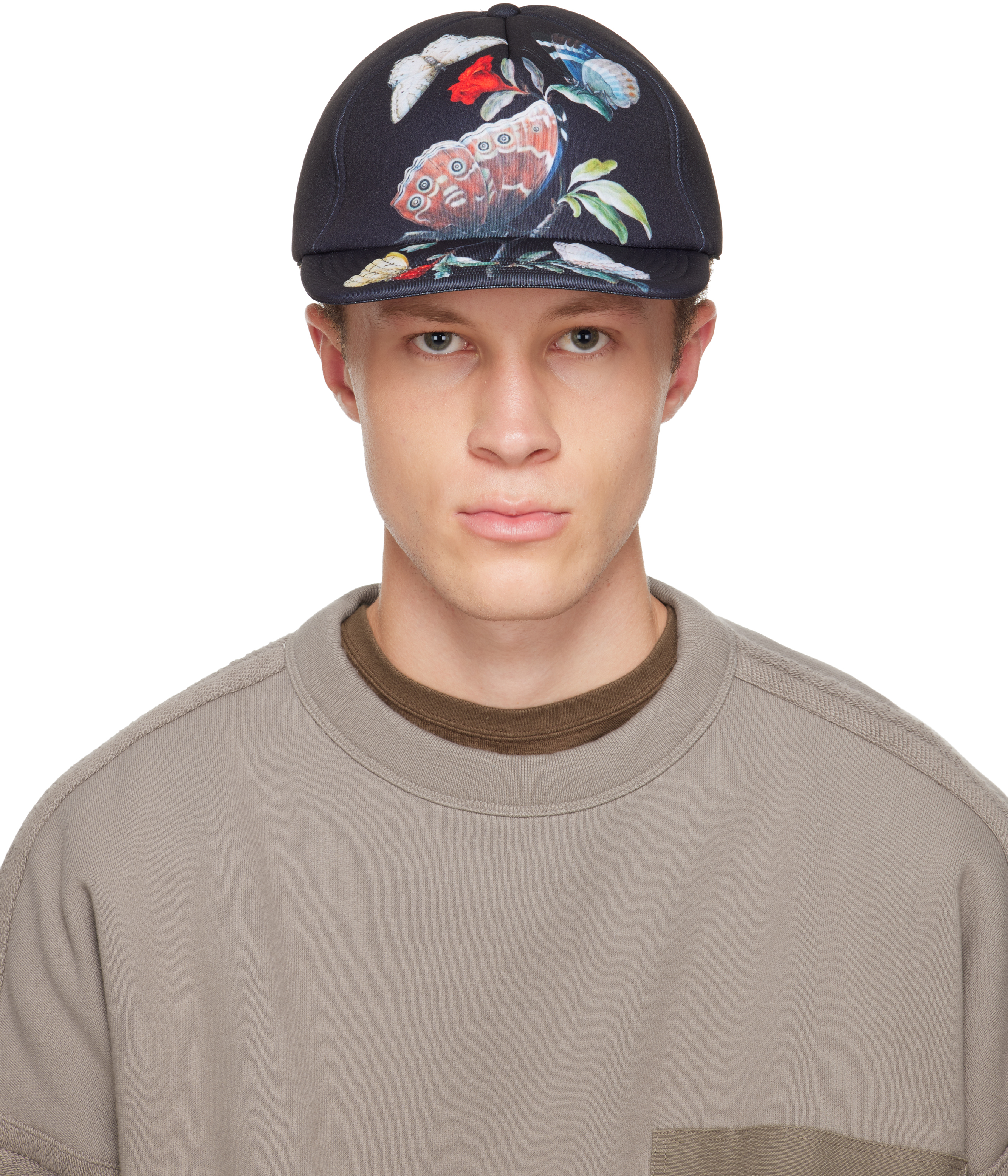 Undercover Black Seasonal Print Cap