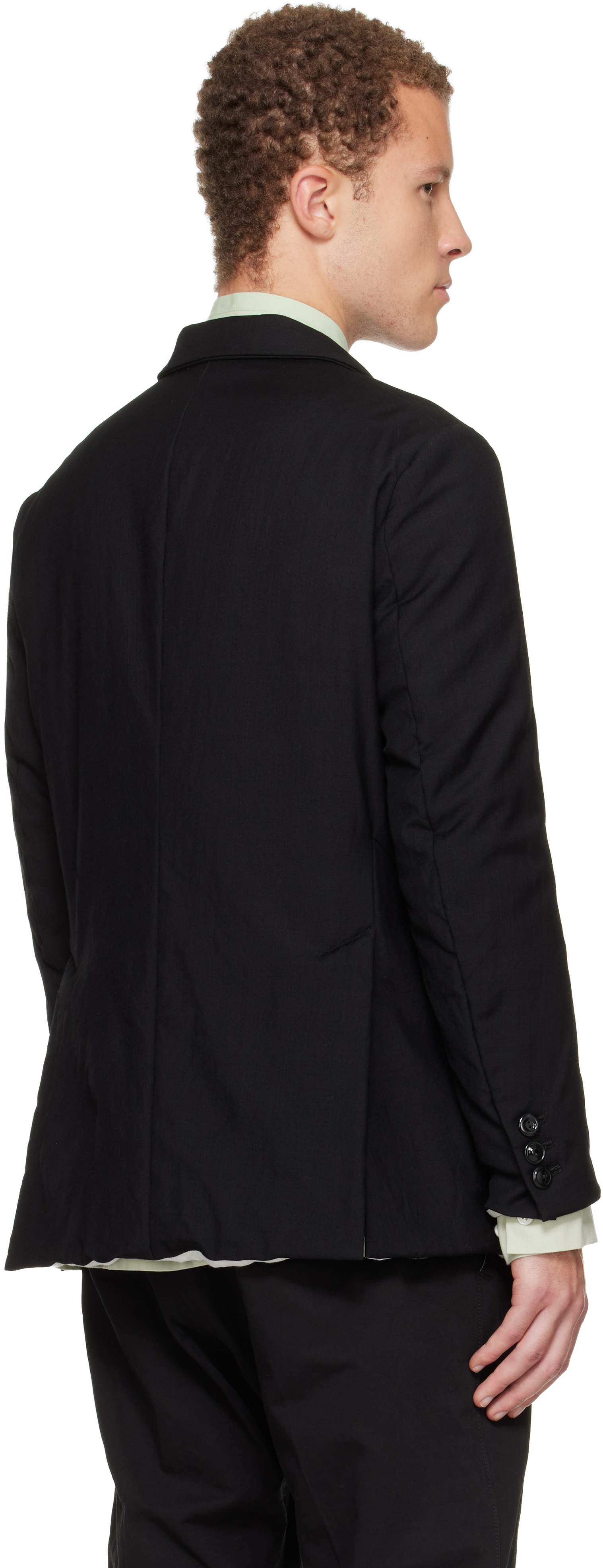 Undercover Black Uc2e4105-2 Blazer In Black
