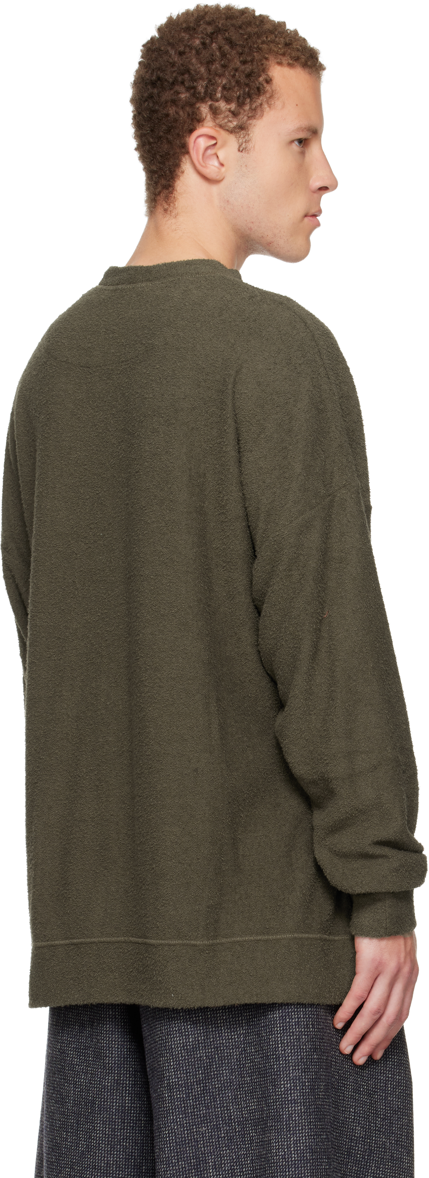 Undercover Khaki Up2e4801 Sweater In Green