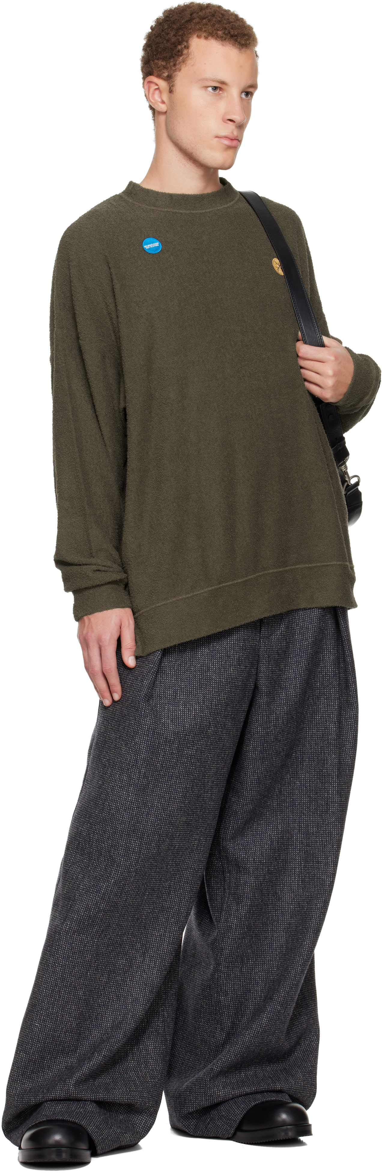 Undercover Khaki Up2e4801 Sweater In Green
