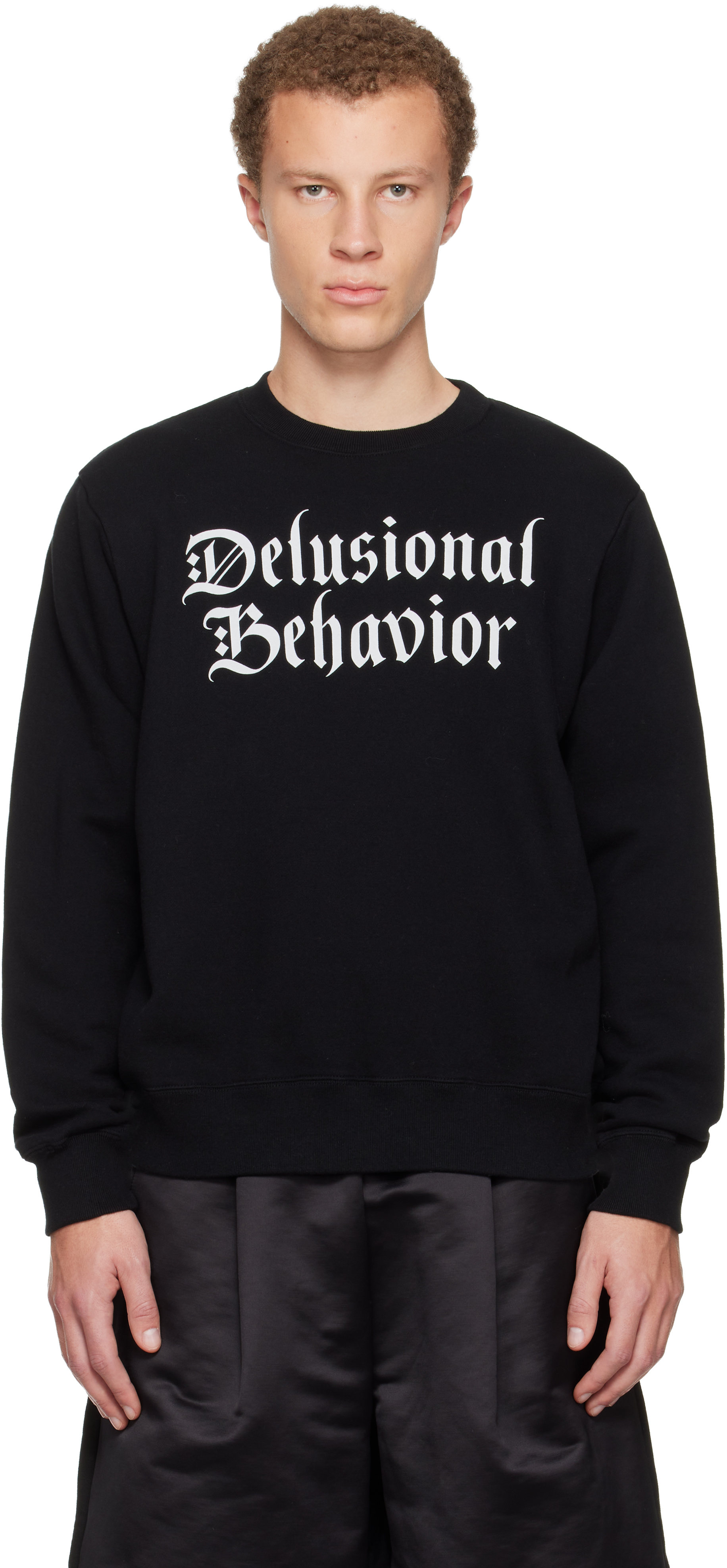 Undercover Uc2e4892-1 Delusional Behavior Sweatshirt In Black