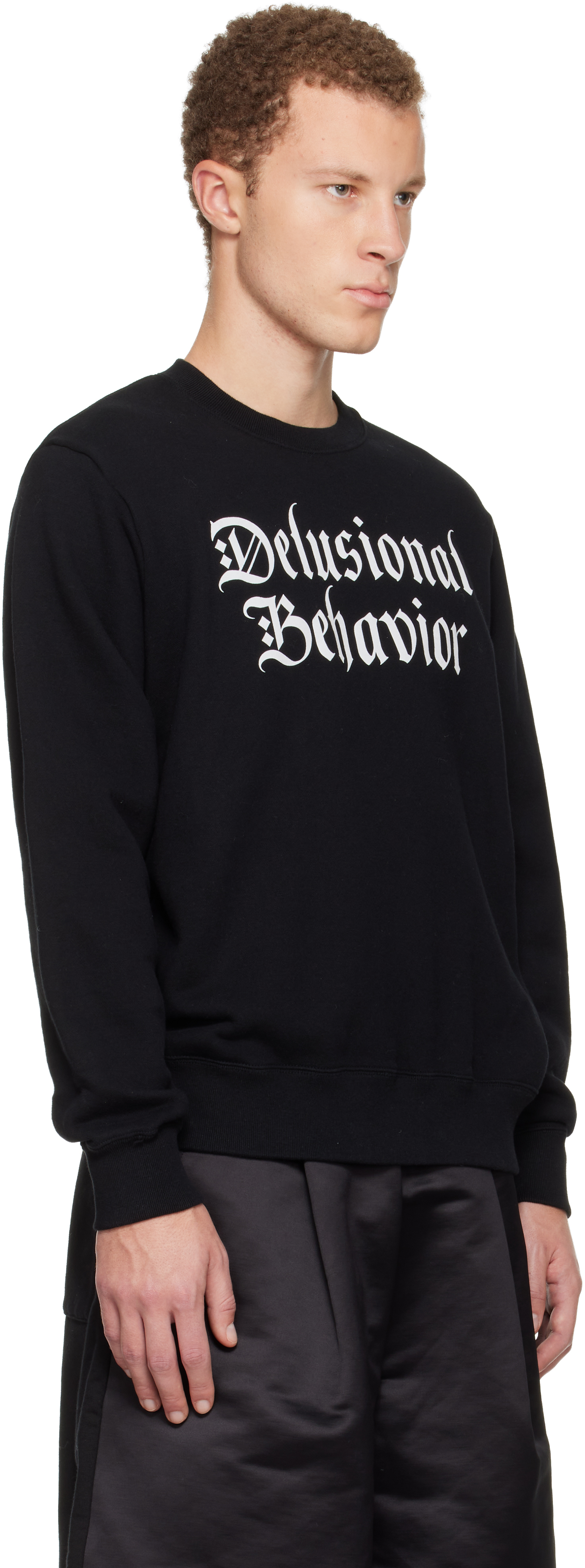 Undercover Uc2e4892-1 Delusional Behavior Sweatshirt In Black