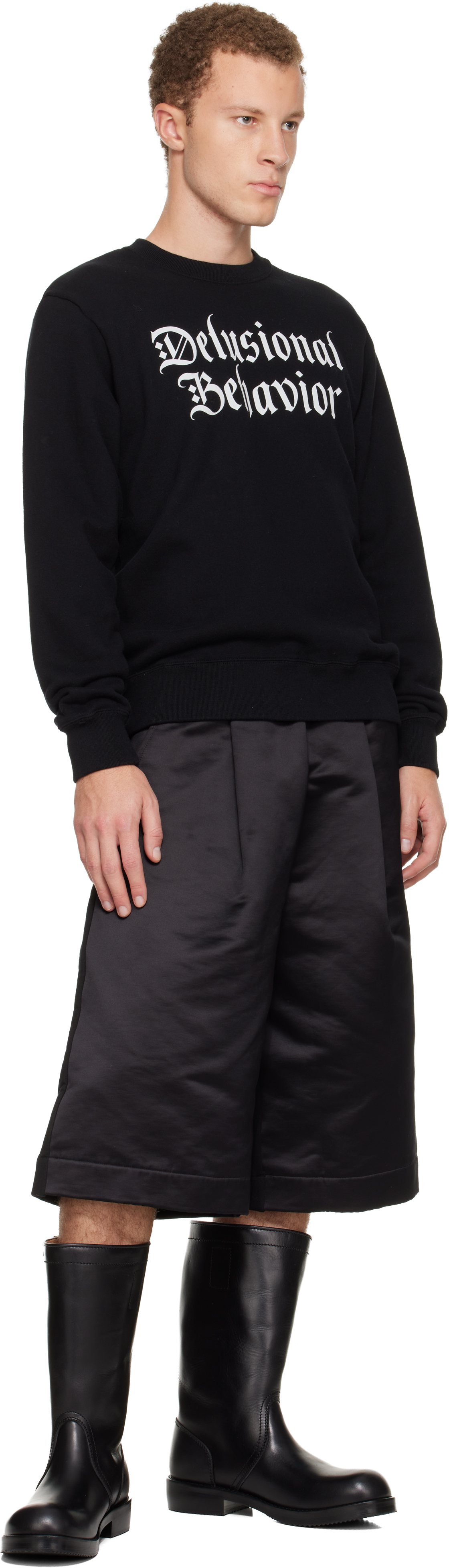 Undercover Uc2e4892-1 Delusional Behavior Sweatshirt In Black