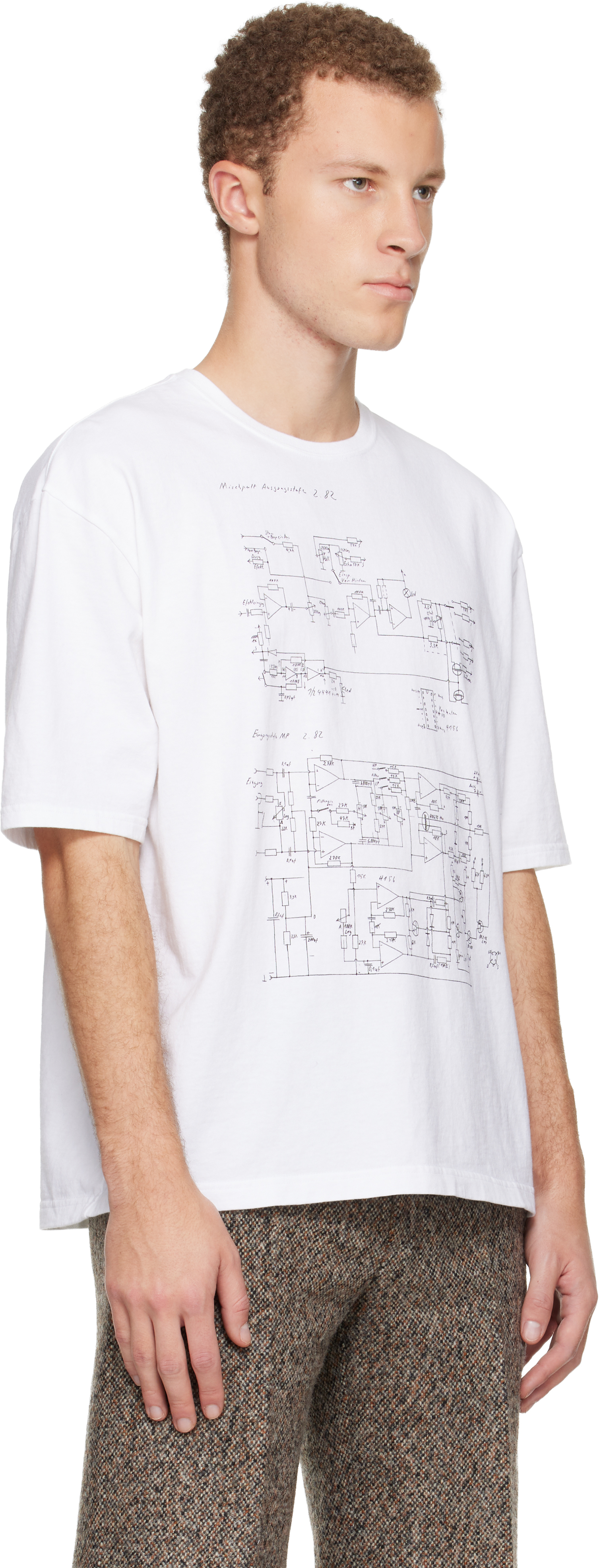 Undercover White Uc2e4813-7 T-shirt In White