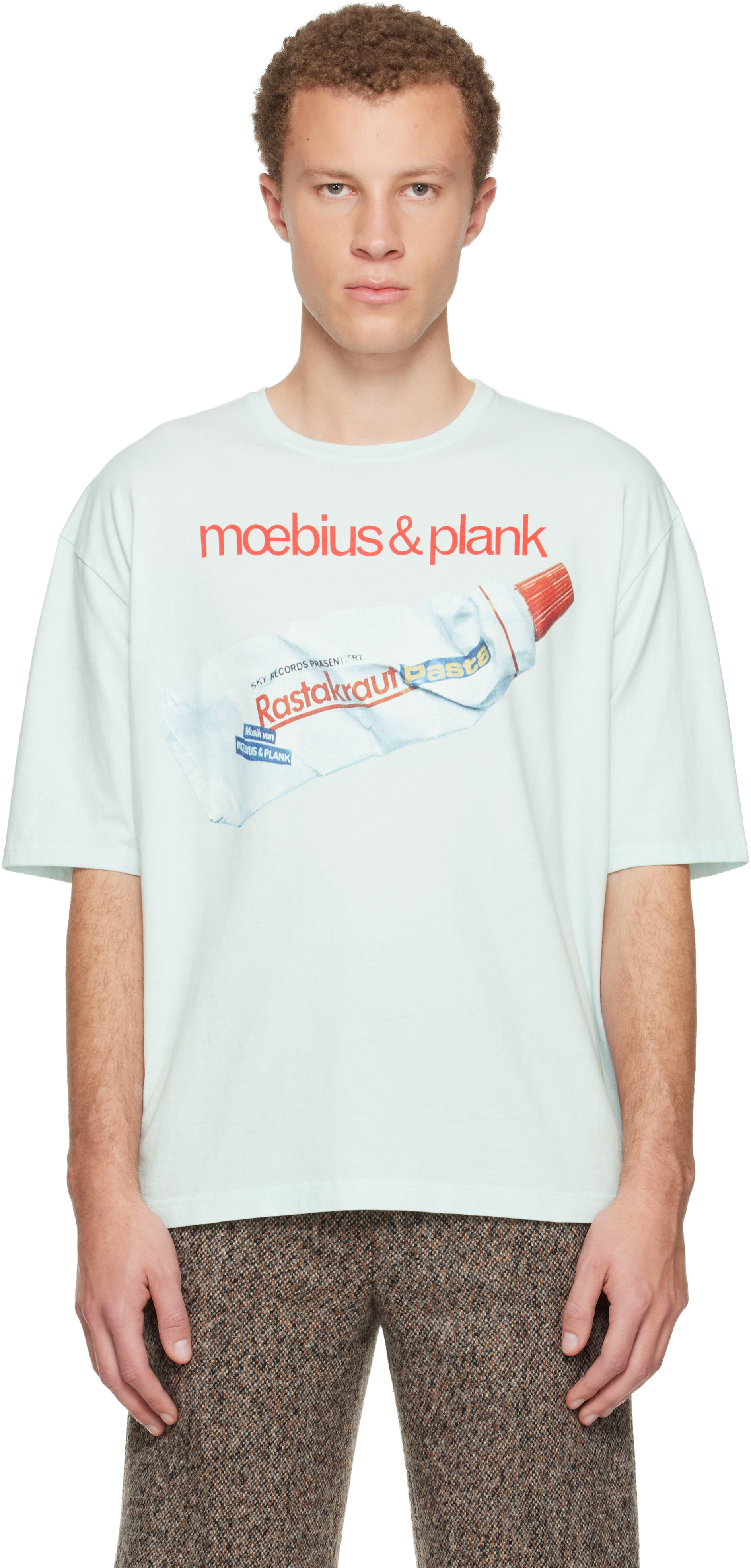 Undercover Blue Uc2e4813-6 T-shirt In Animal Print