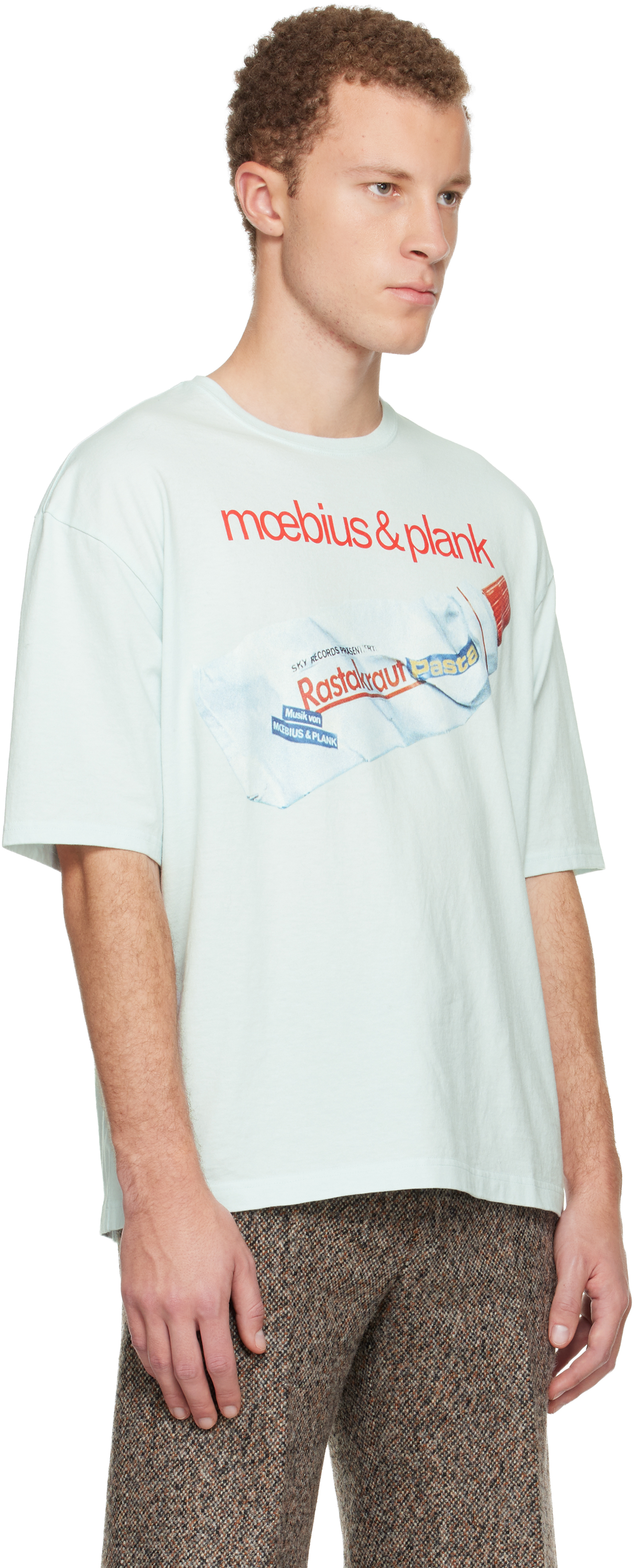 Undercover Blue Uc2e4813-6 T-shirt In Animal Print