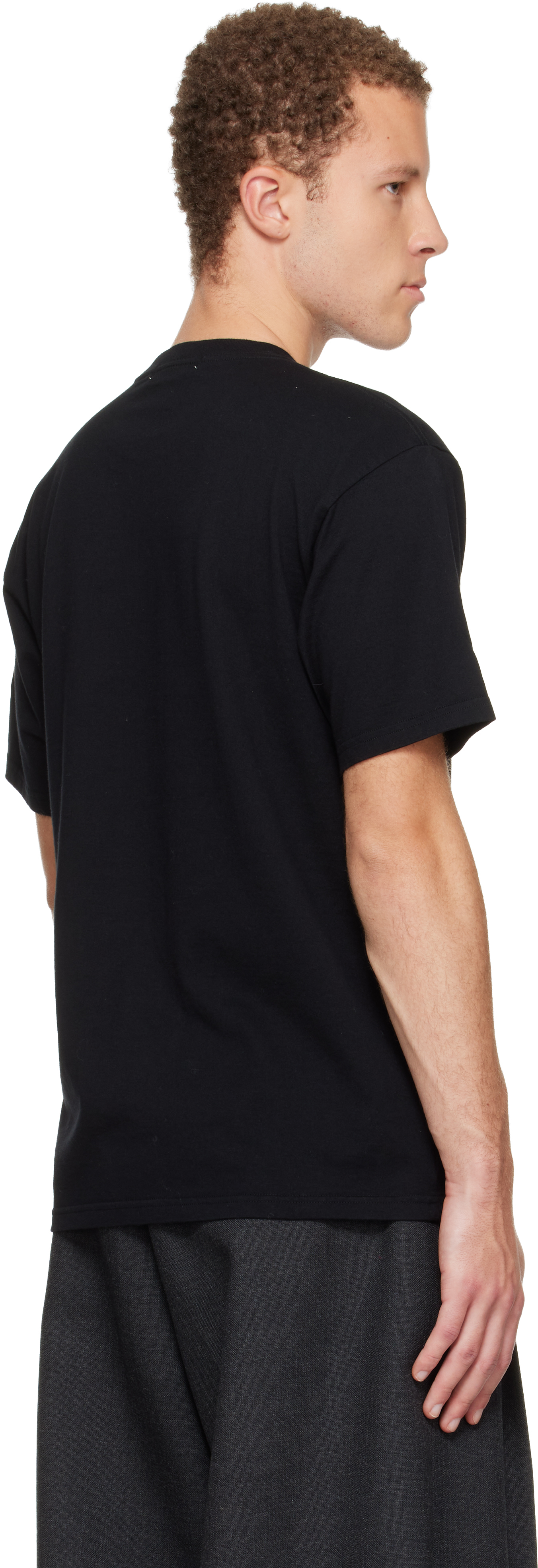 Undercover Black Uc2e3804 T-shirt In Black