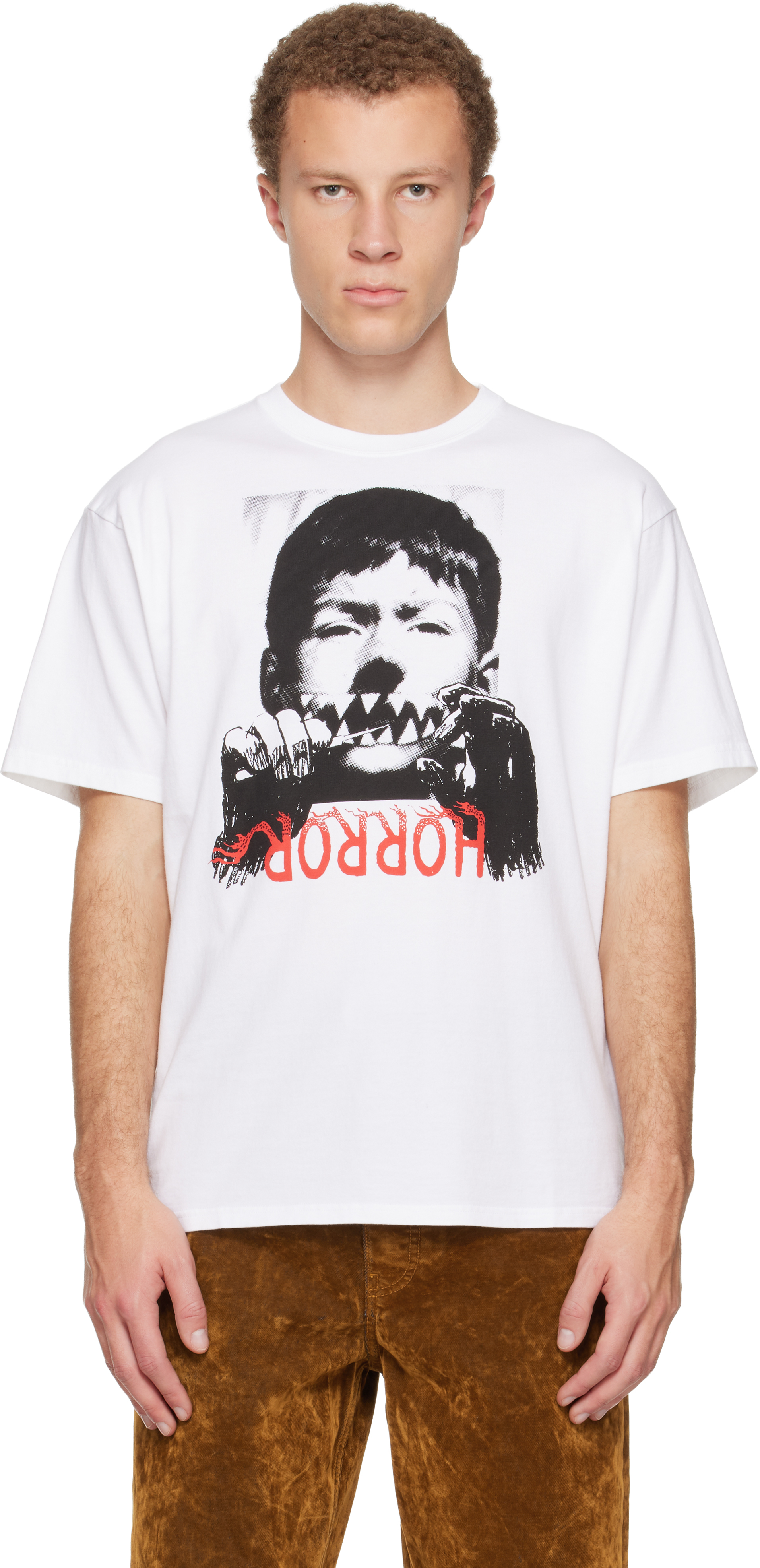 Undercover Graphic Printed T-shirt In White