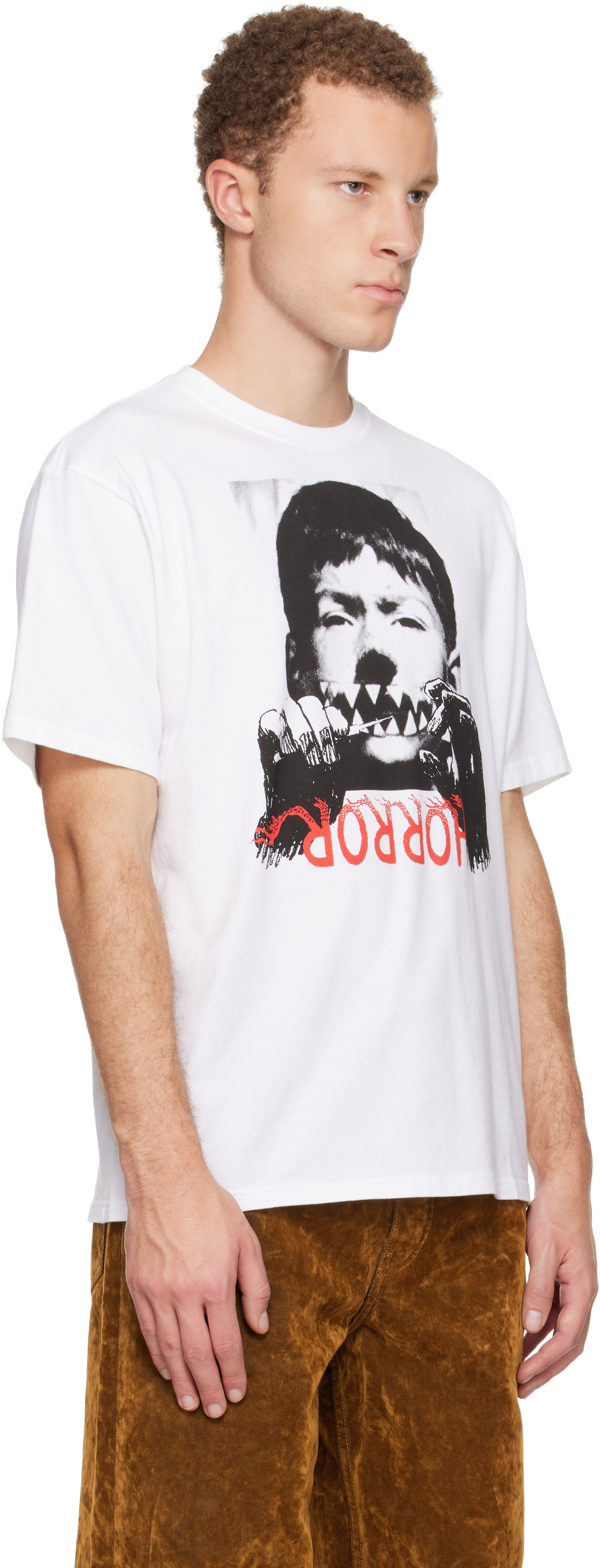 Undercover Graphic Printed T-shirt In White