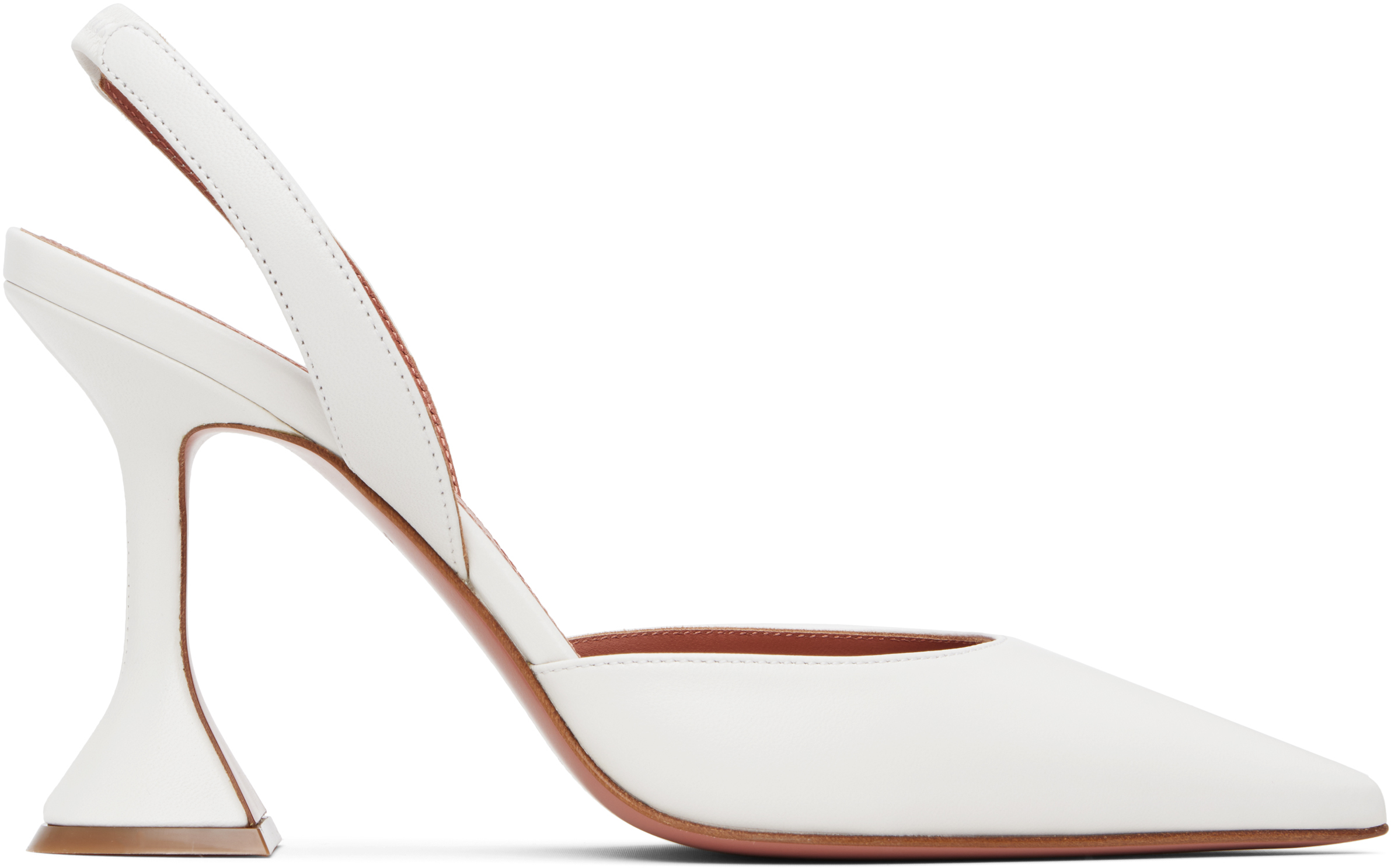 Amina Muaddi Sculpted Pointed-toe Pumps
