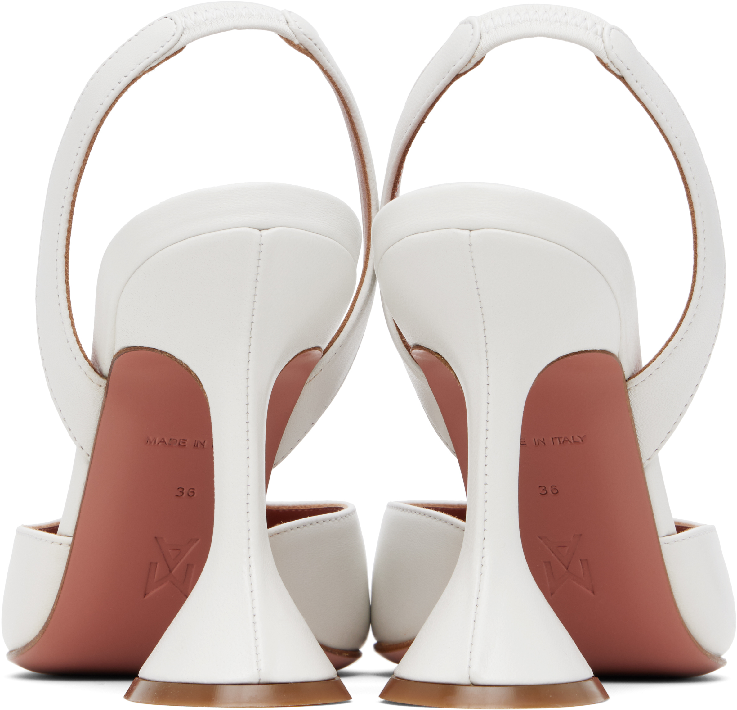 Amina Muaddi Sculpted Pointed-toe Pumps