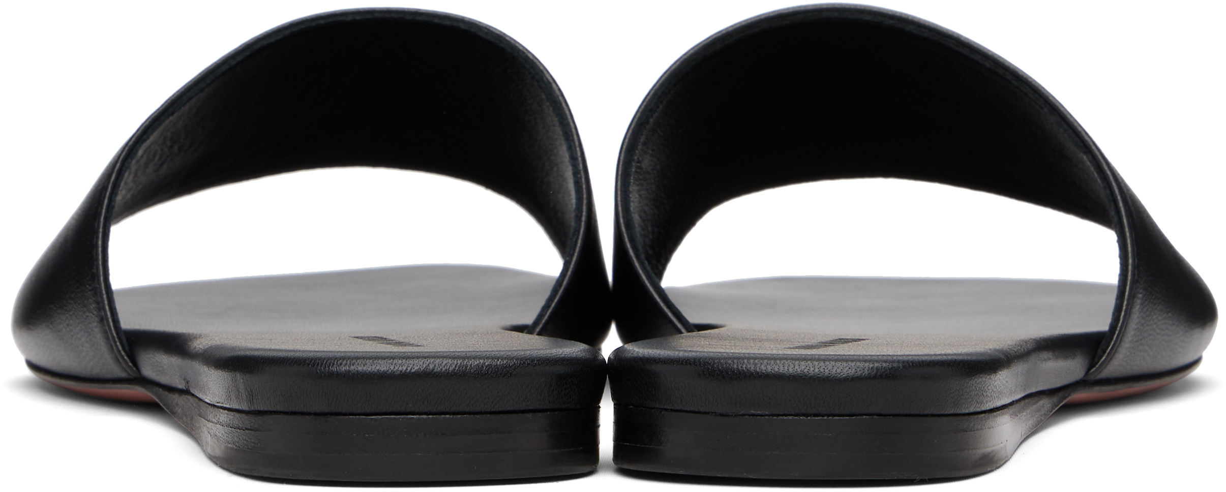 AMINA MUADDI BLACK BIANCA SANDALS