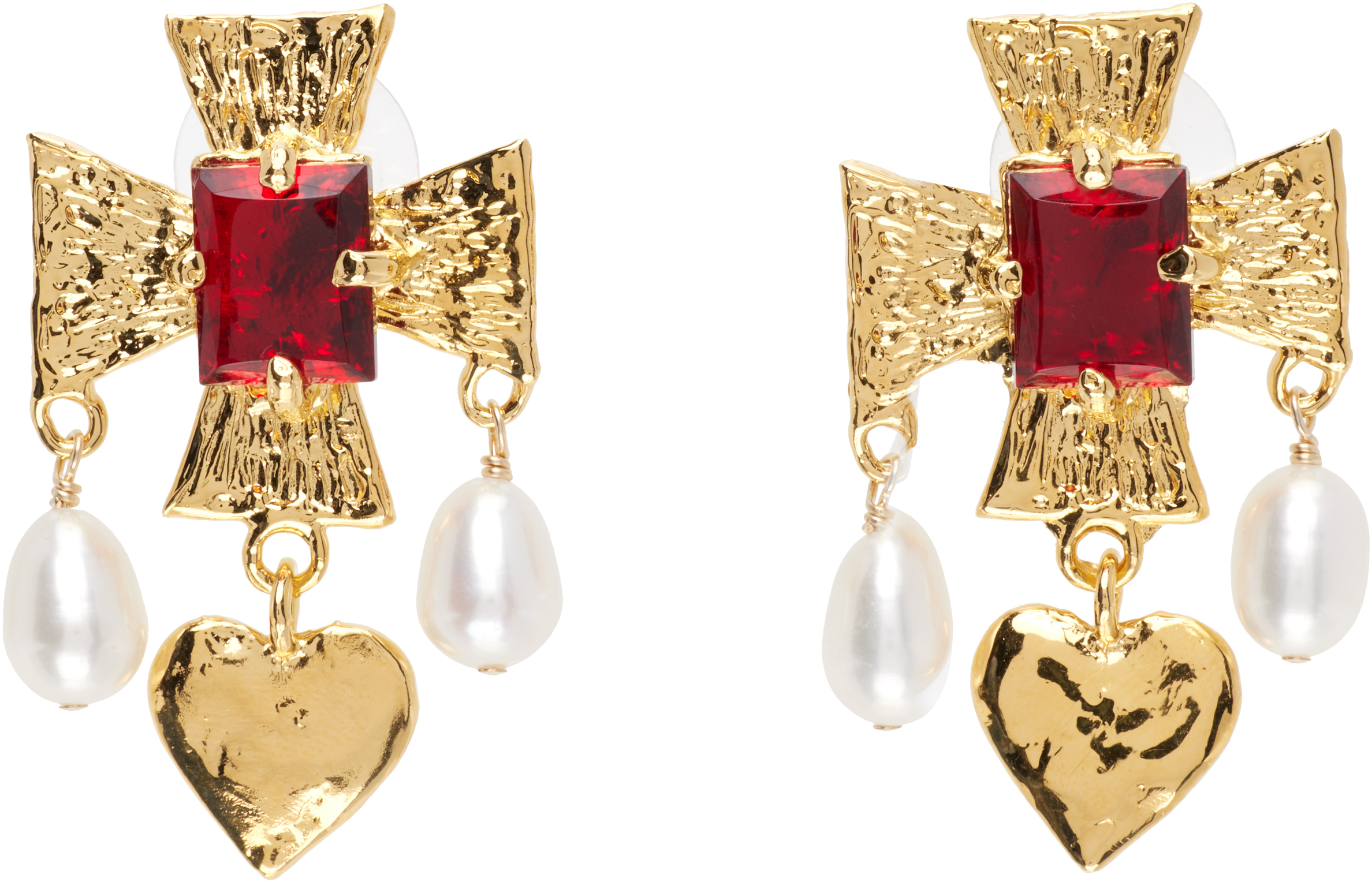 Cardinal Earrings