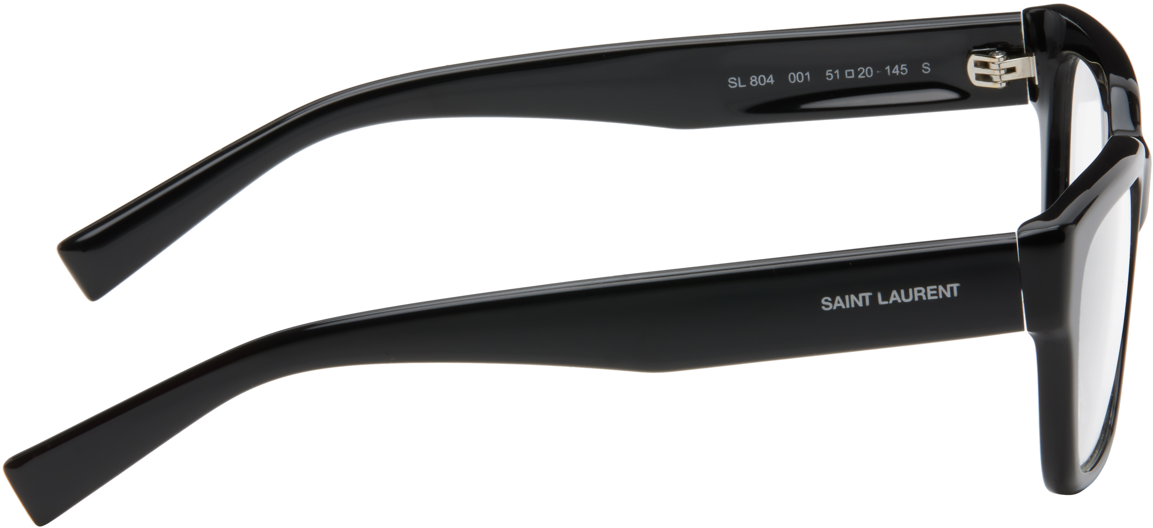 Shop Saint Laurent Black Sl 804 Glasses
