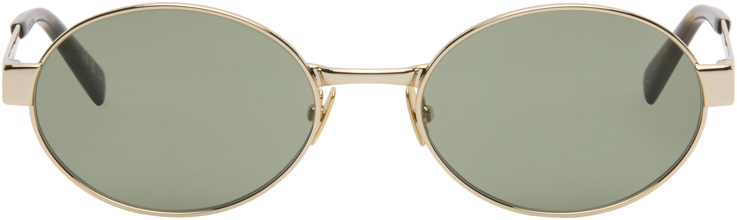 Saint Laurent Gold Sl 692 Sunglasses In Gold