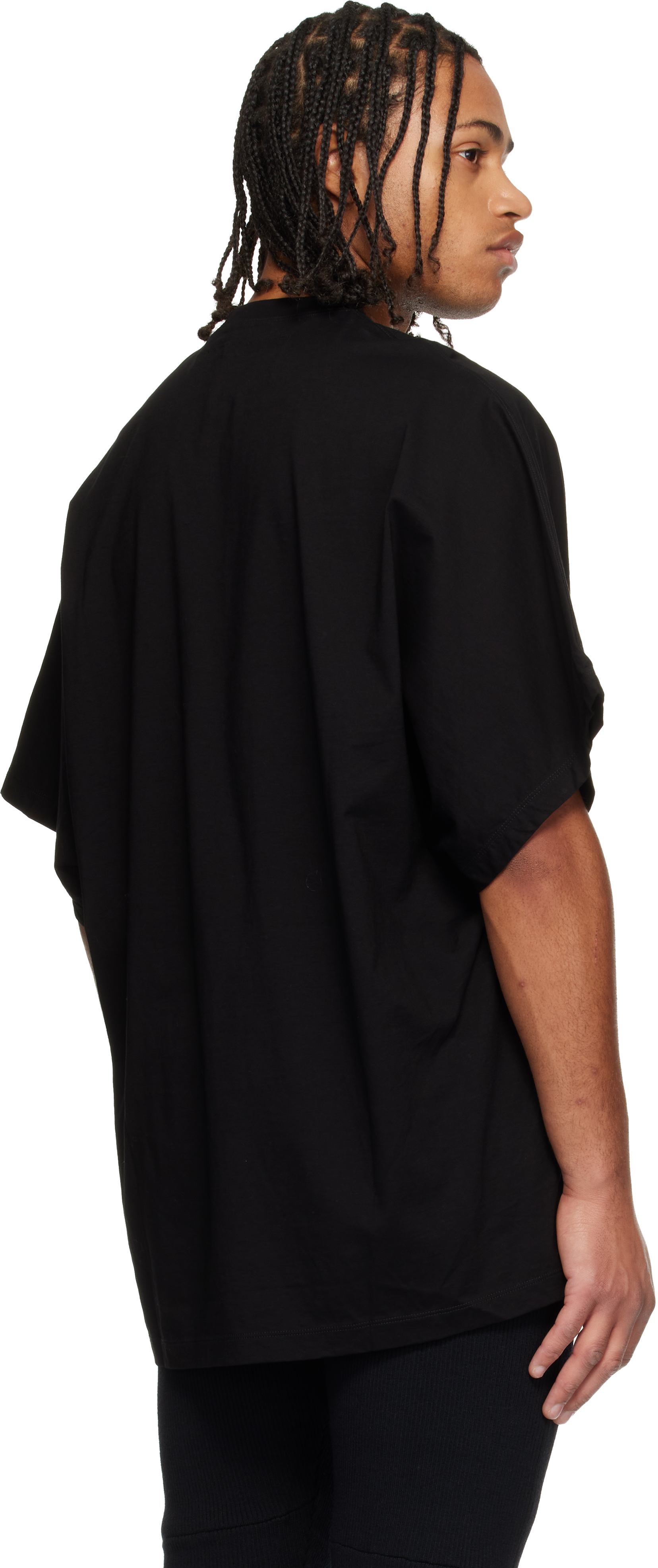 Julius Black Europa Base Oversized T-shirt In Black