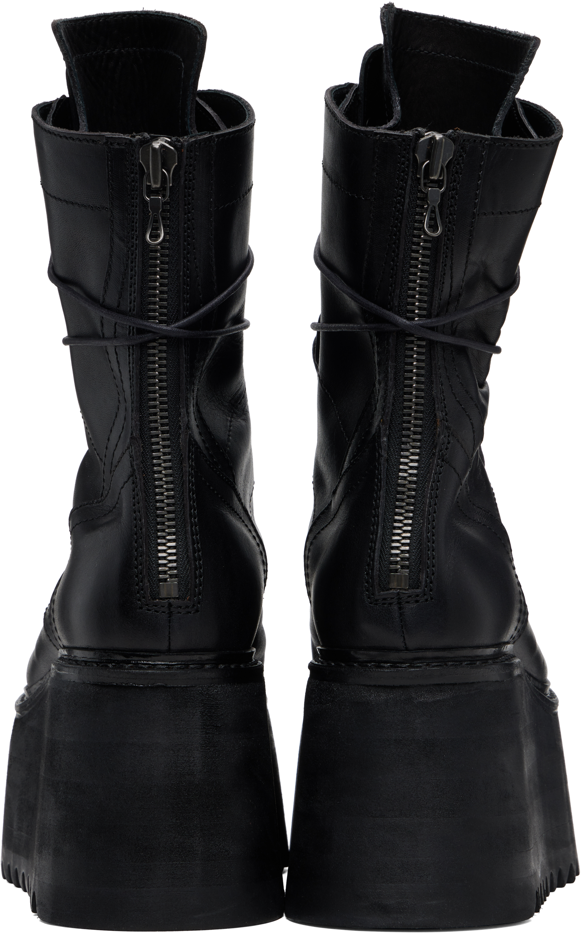 Julius Black Military Taros Boots In Black
