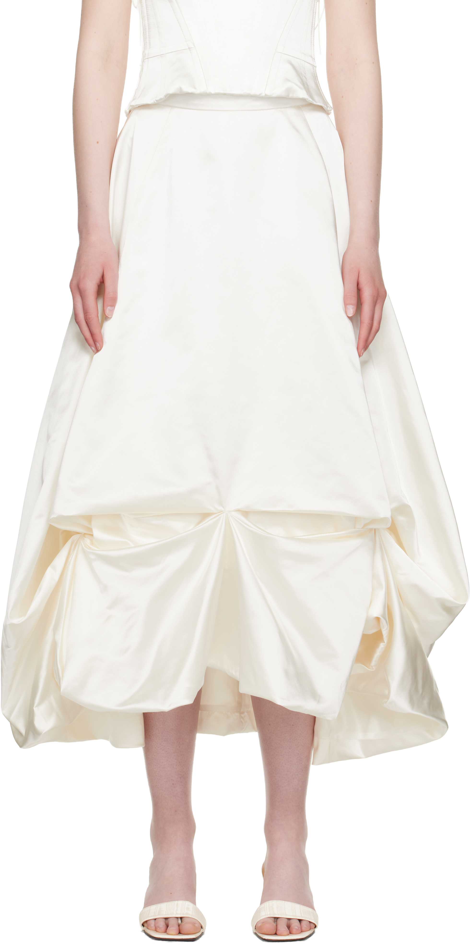 WED SSENSE BRIDAL CAPSULE LOLA MAXI SKIRT