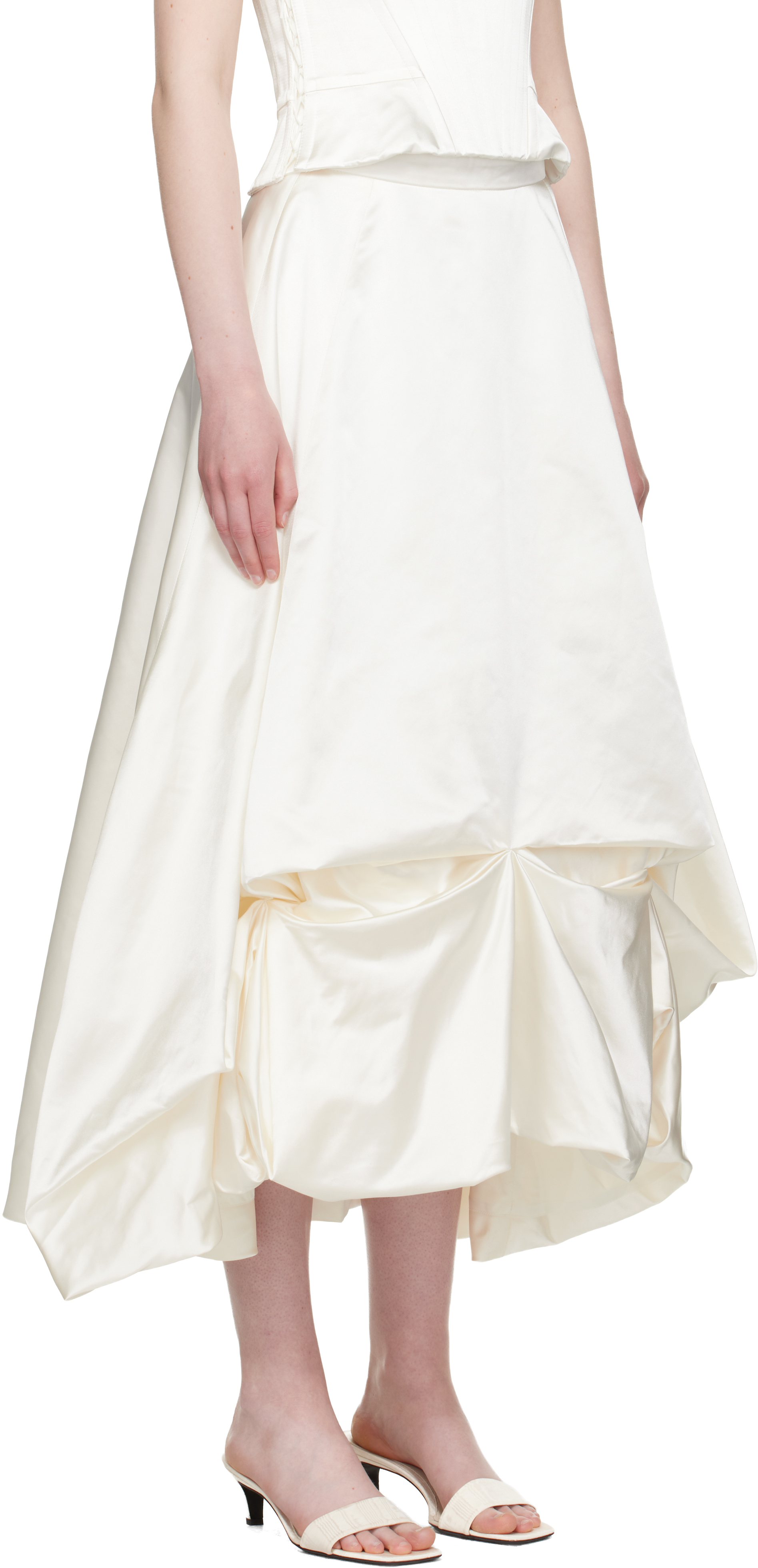 WED SSENSE BRIDAL CAPSULE LOLA MAXI SKIRT