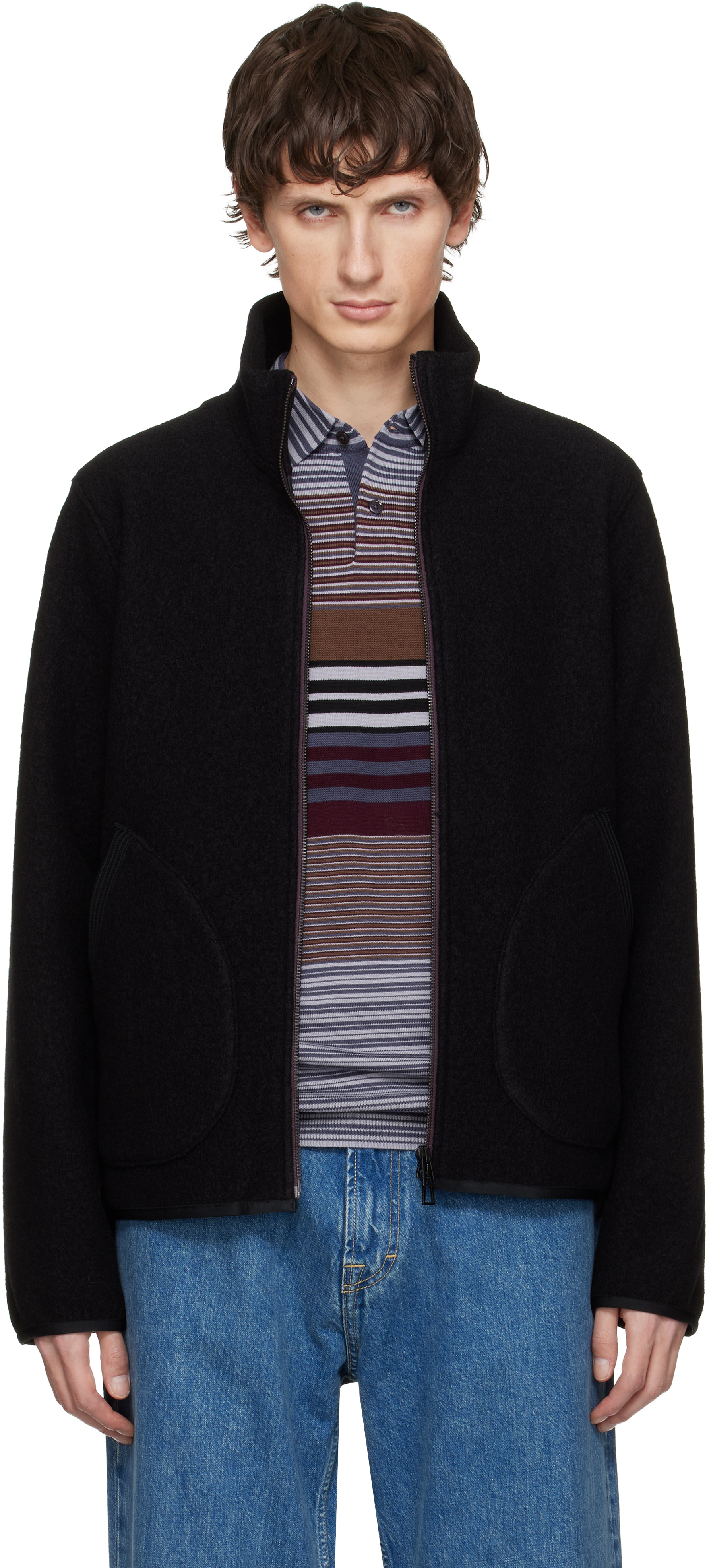 PS by Paul Smith: Black Wool Jacket | SSENSE