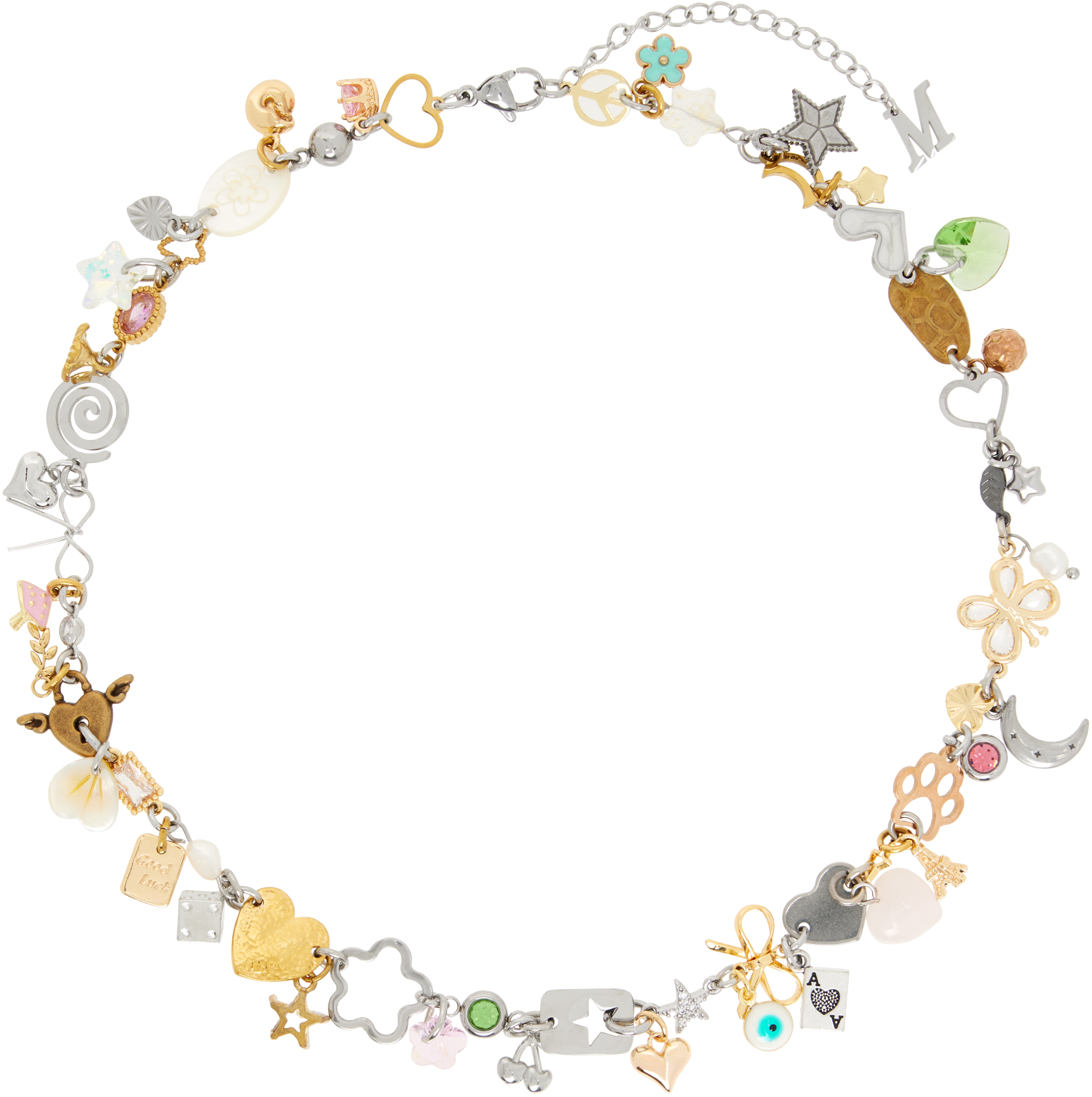 Wispy Charm Necklace
