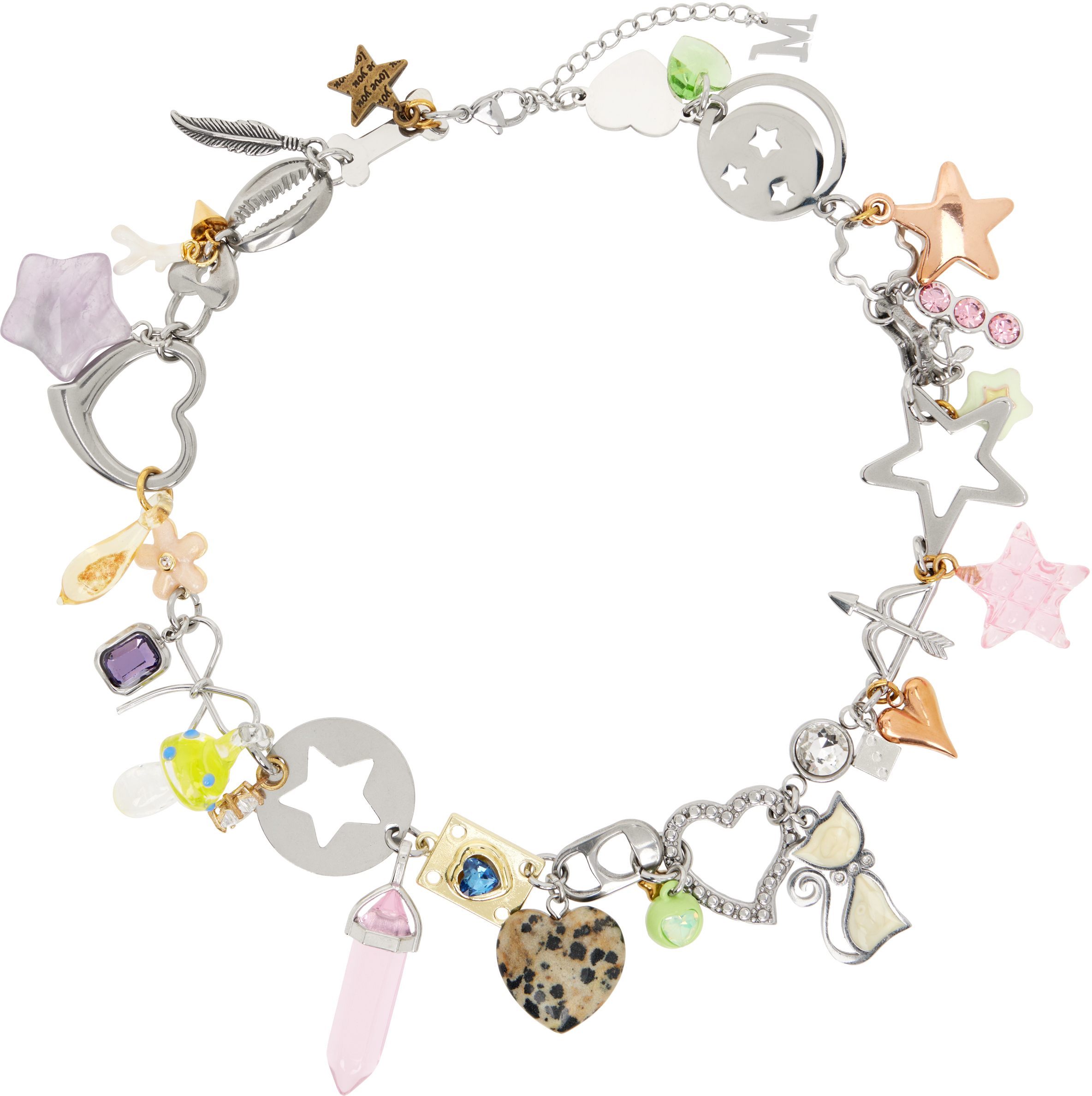 Rosy Charm Necklace