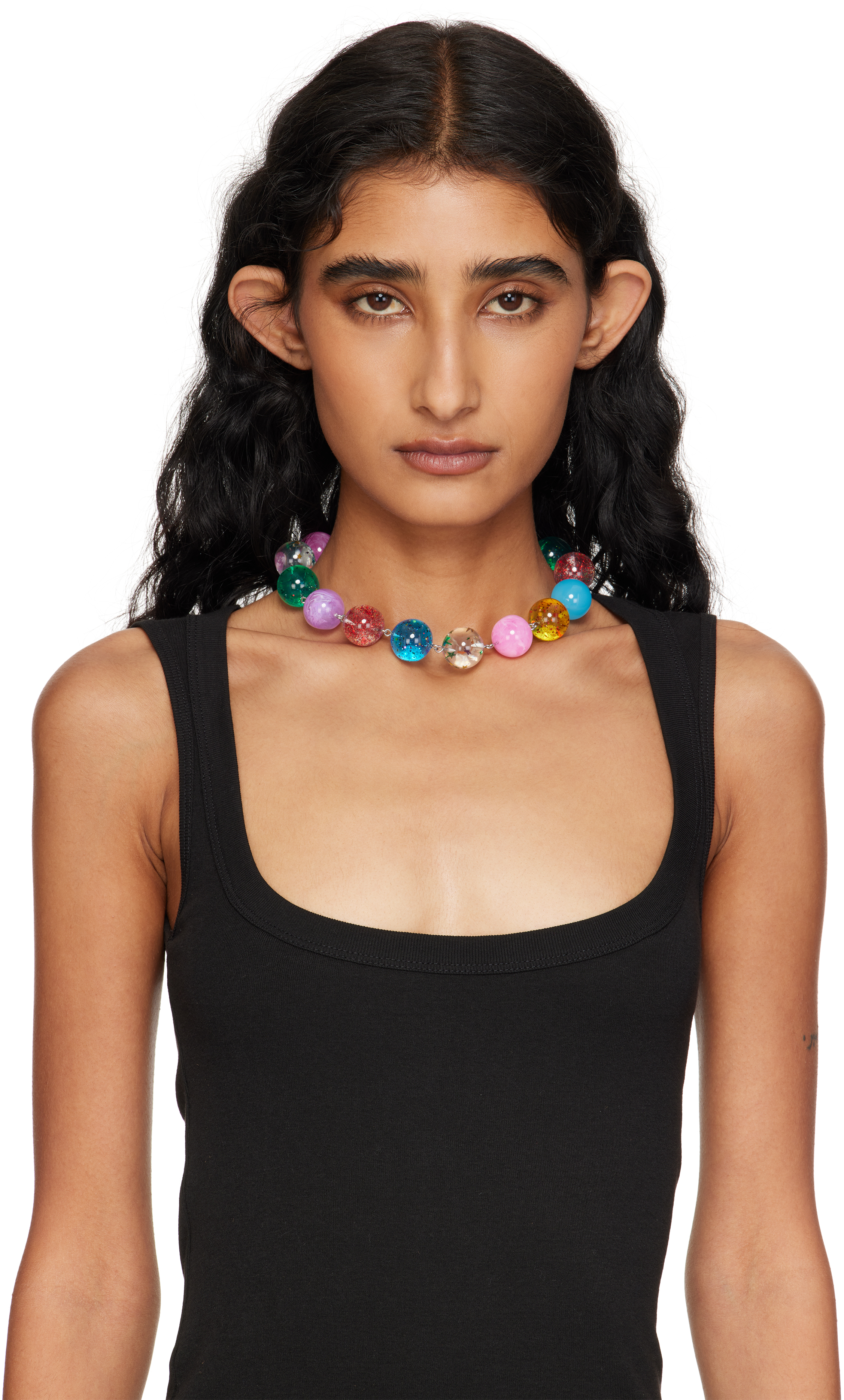 Marland Backus Bouncy Ball Necklace In Multi